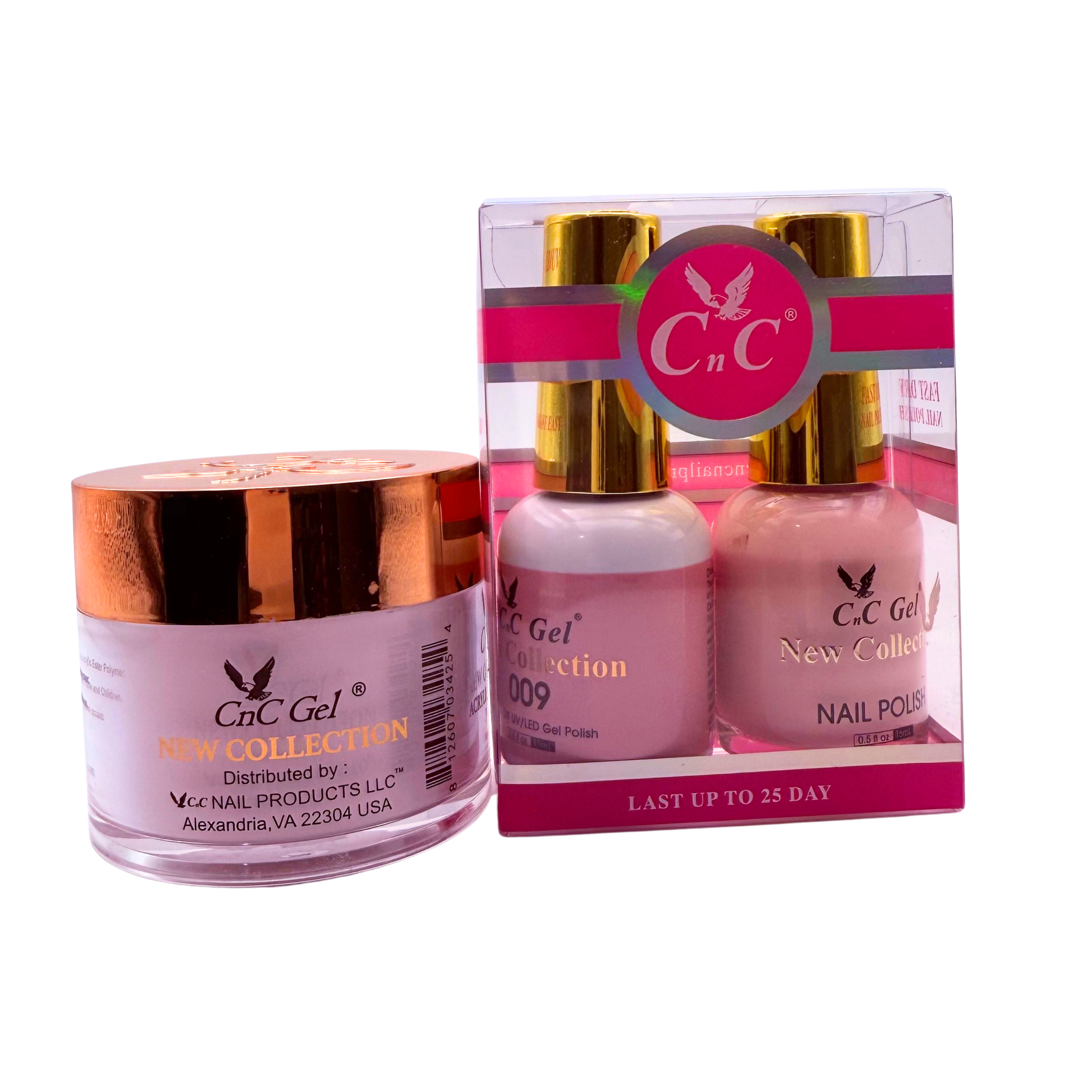 CnC Gel Color-009 New Collection 5-in-1 Gel, Nail Polish, Acrylic, Dip, Ombre