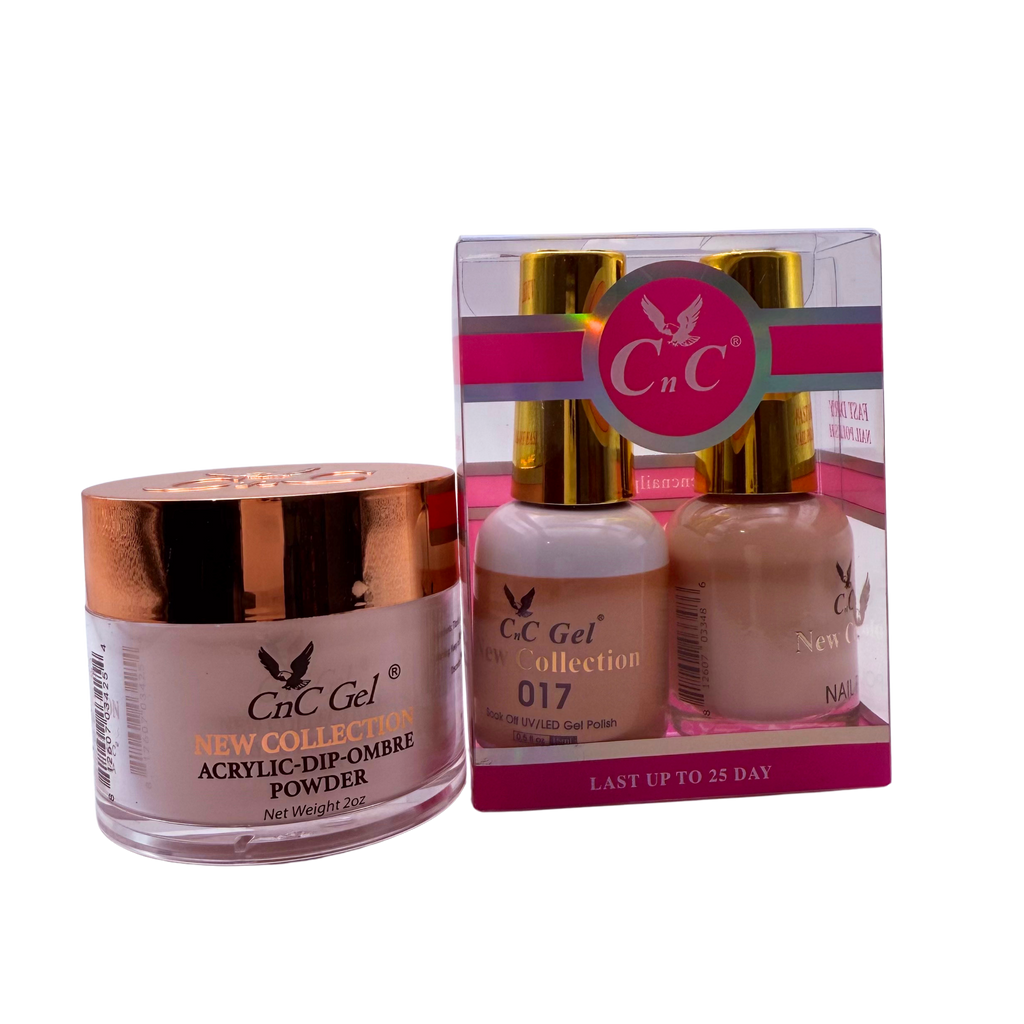 CnC Gel Color-017 New Collection 5-in-1 Gel, Nail Polish, Acrylic, Dip, Ombre