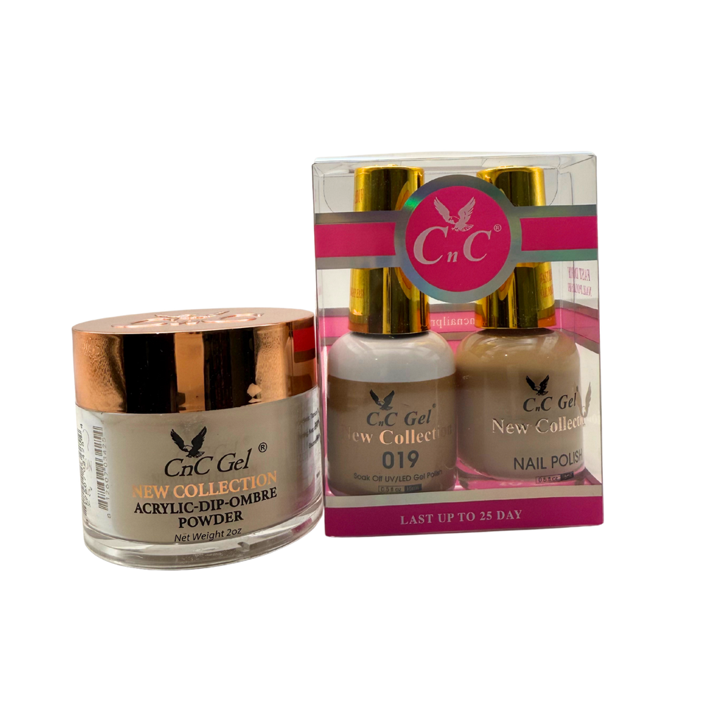 CnC Gel Color-019 New Collection 5-in-1 Gel, Nail Polish, Acrylic, Dip, Ombre