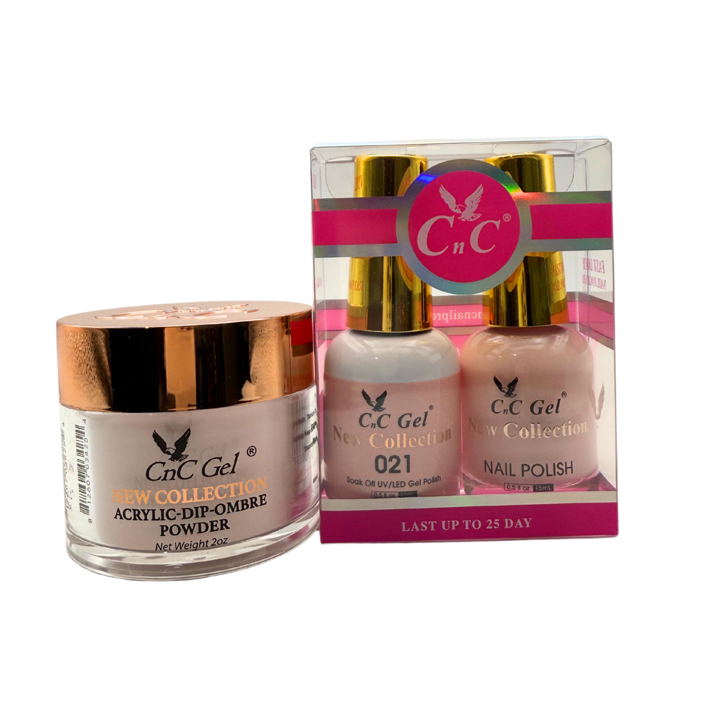 CnC Gel Color-021 New Collection 5-in-1 Gel, Nail Polish, Acrylic, Dip, Ombre