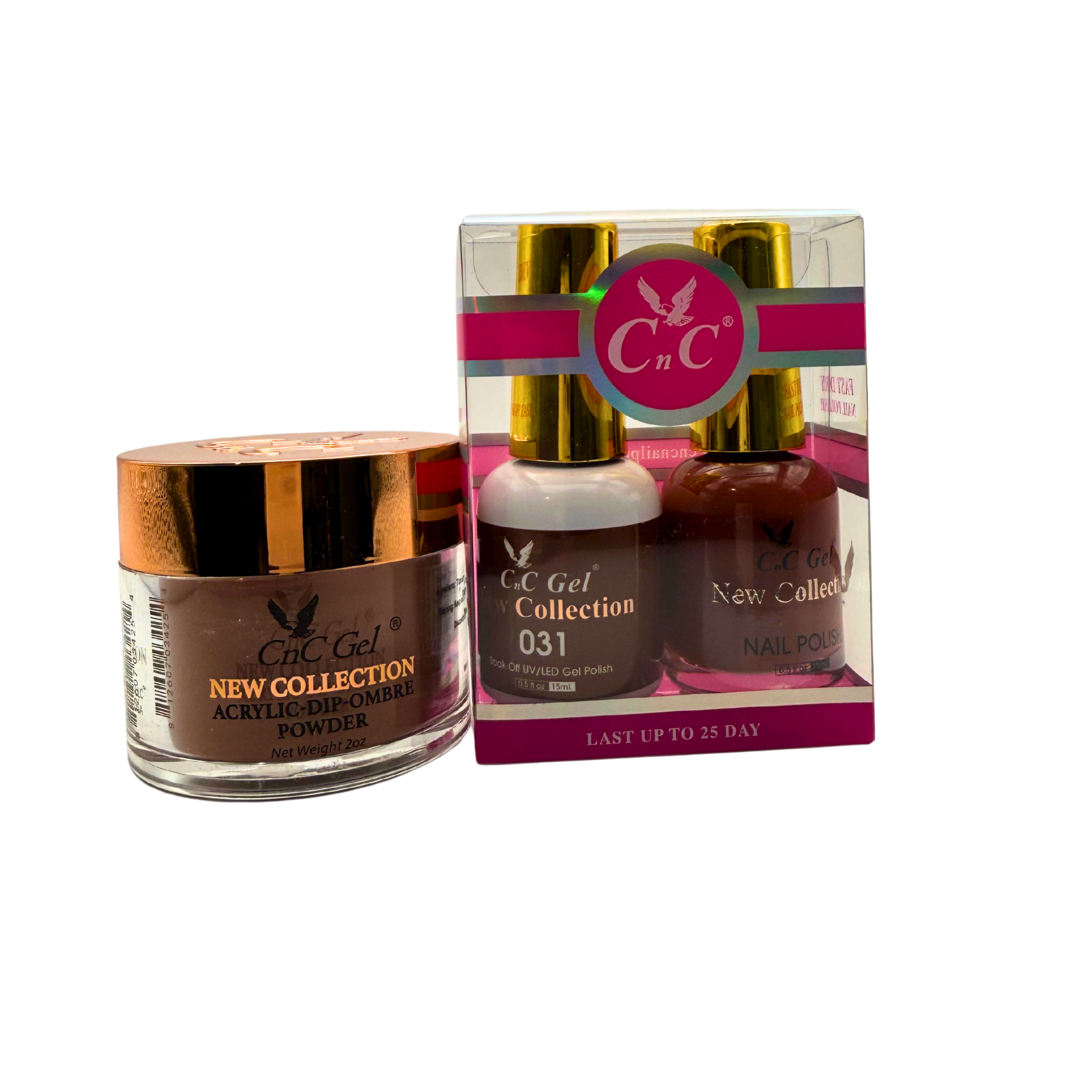 CnC Gel Color-031 New Collection 5-in-1 Gel, Nail Polish, Acrylic, Dip, Ombre