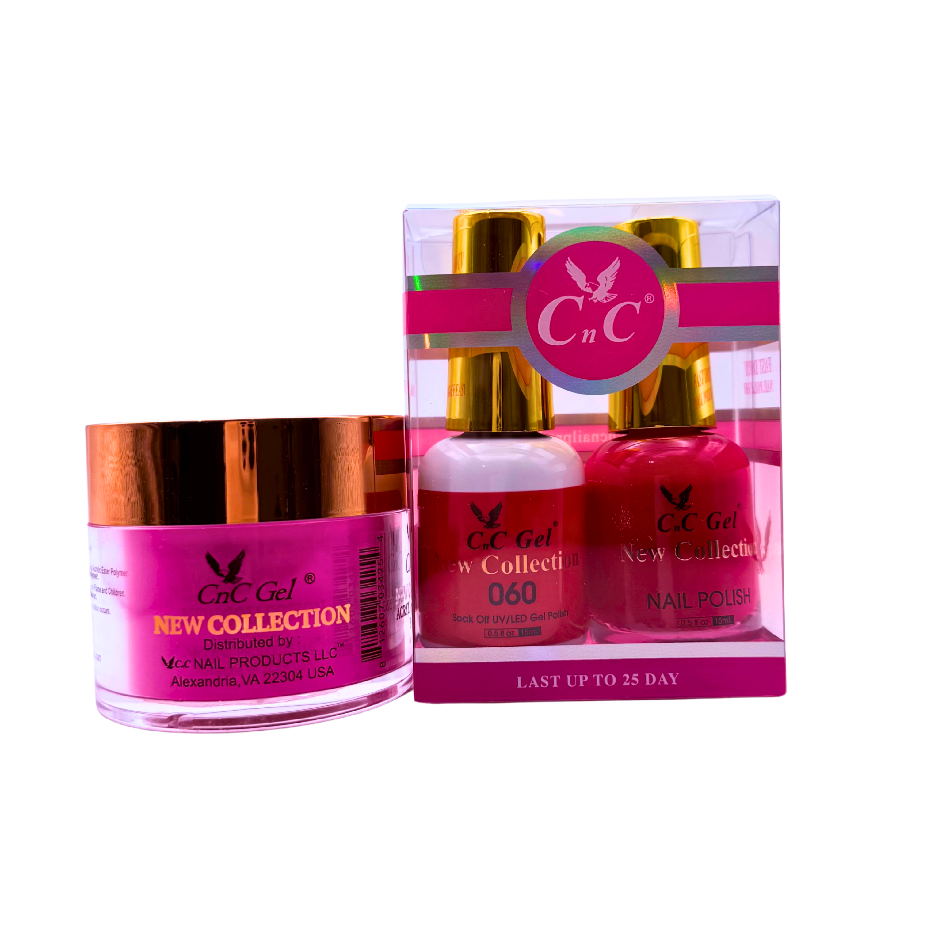 CnC Gel Color-060 New Collection 5-in-1 Gel, Nail Polish, Acrylic, Dip, Ombre