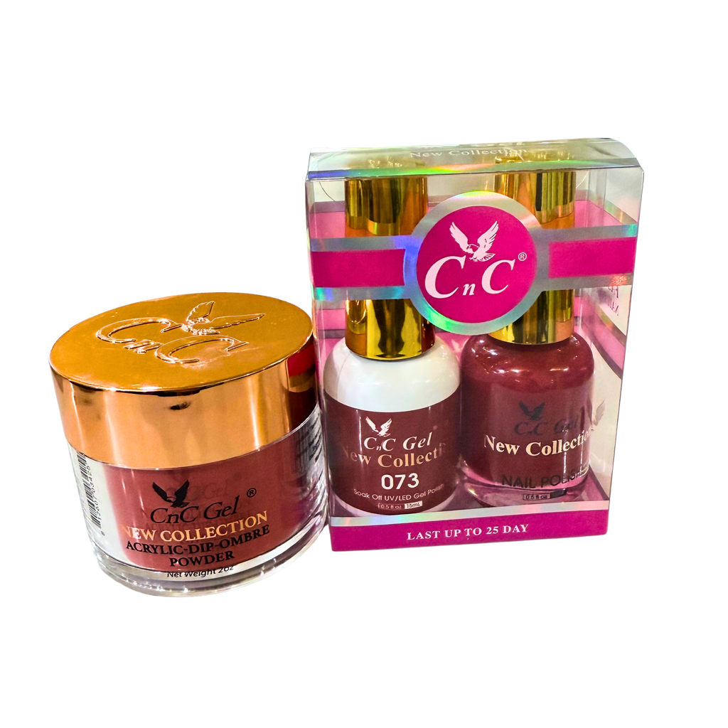 CnC Gel Color-073 New Collection 5-in-1 Gel, Nail Polish, Acrylic, Dip, Ombre