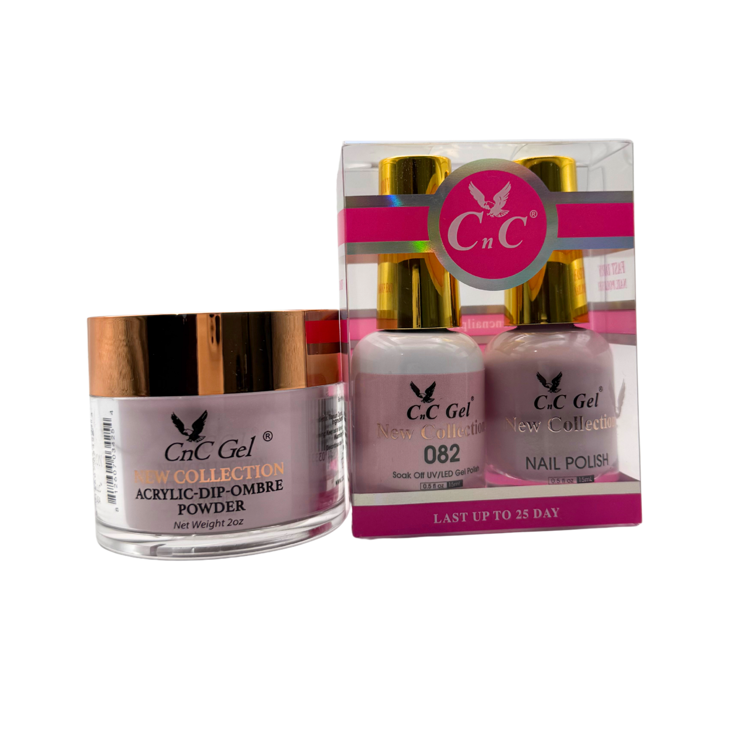 CnC Gel Color-082 New Collection 5-in-1 Gel, Nail Polish, Acrylic, Dip, Ombre