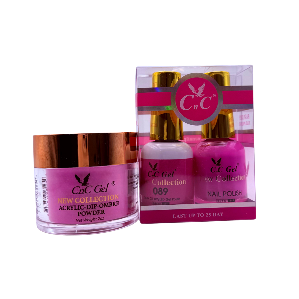 CnC Gel Color-089 New Collection 5-in-1 Gel, Nail Polish, Acrylic, Dip, Ombre