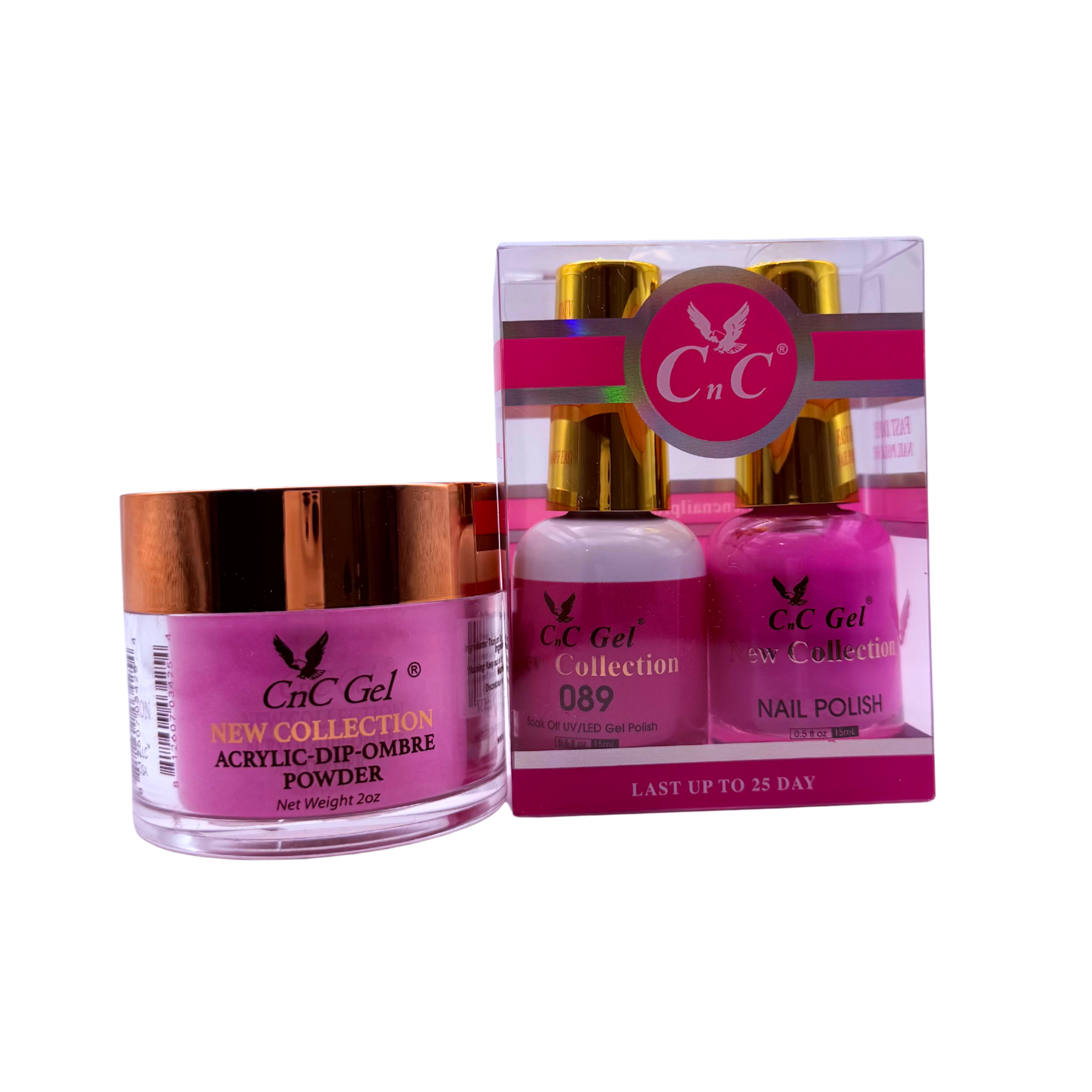CnC Gel Color-089 New Collection 5-in-1 Gel, Nail Polish, Acrylic, Dip, Ombre