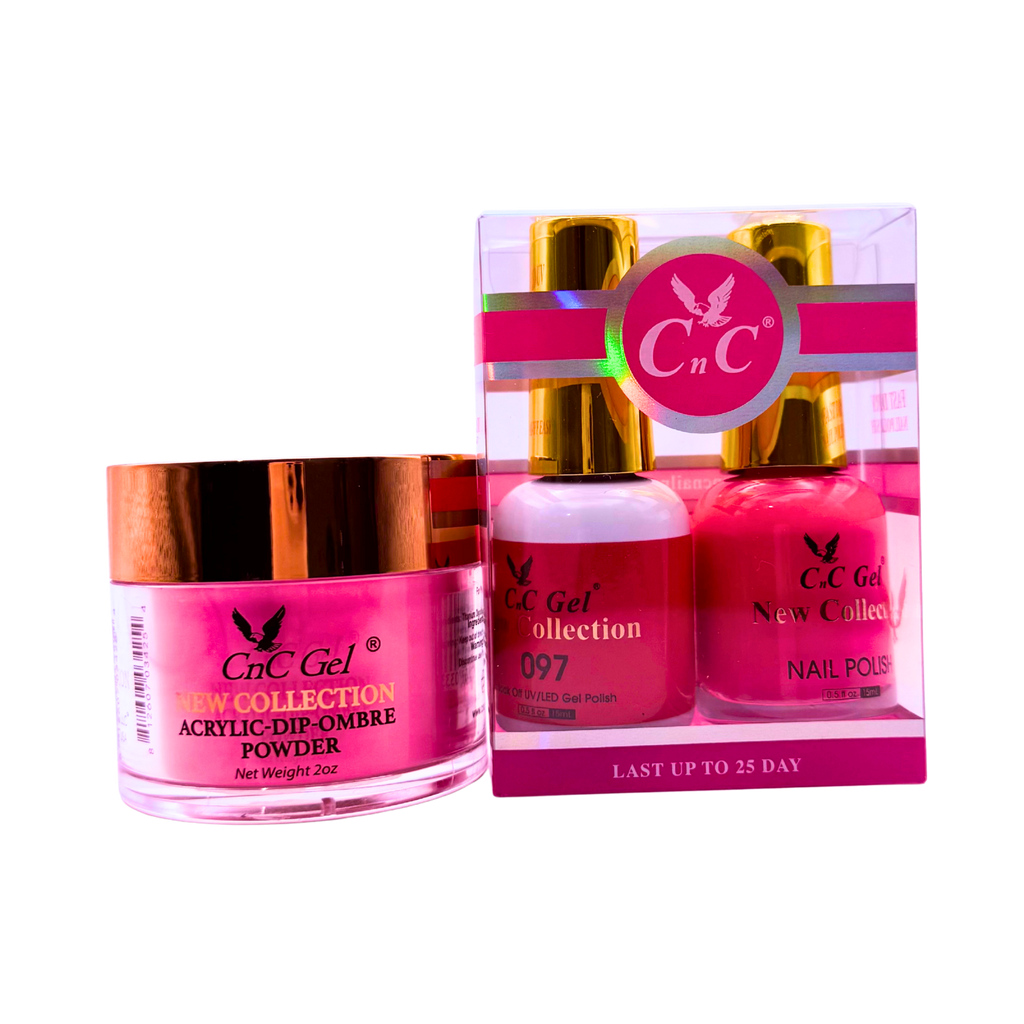 CnC Gel Color-097 New Collection 5-in-1 Gel, Nail Polish, Acrylic, Dip, Ombre