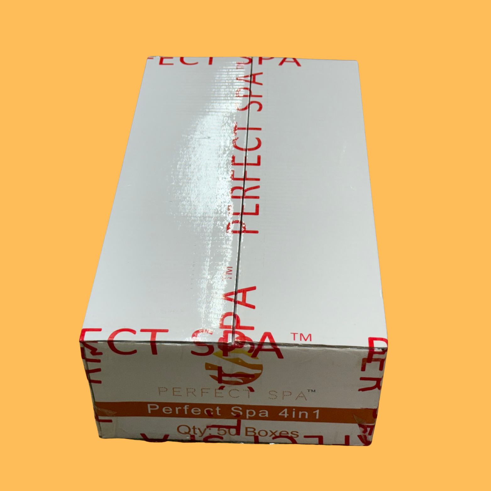 Perfect Spa Orange 4-Step Pedicure Kit – Box of 50 | Energizing Citrus Pedicure System