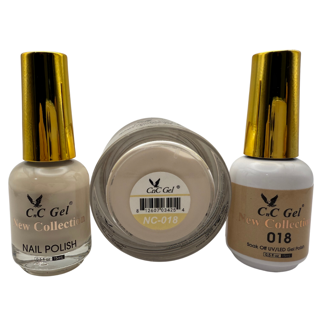 CnC Gel Color-018 New Collection 5-in-1 Gel, Nail Polish, Acrylic, Dip, Ombre