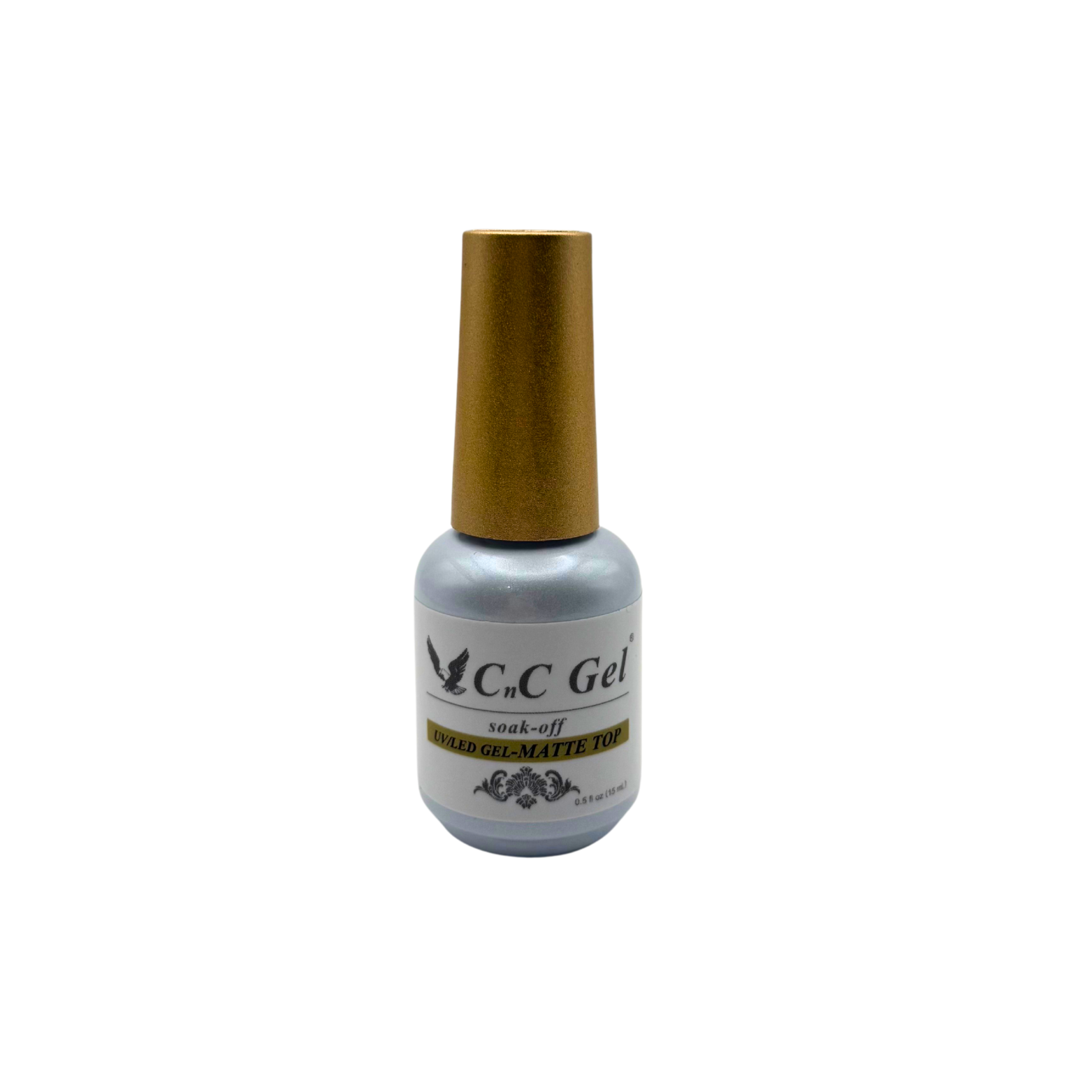 CnC Gel Matte Top Coat - Soak-Off UV/LED – 0.5oz Bottle
