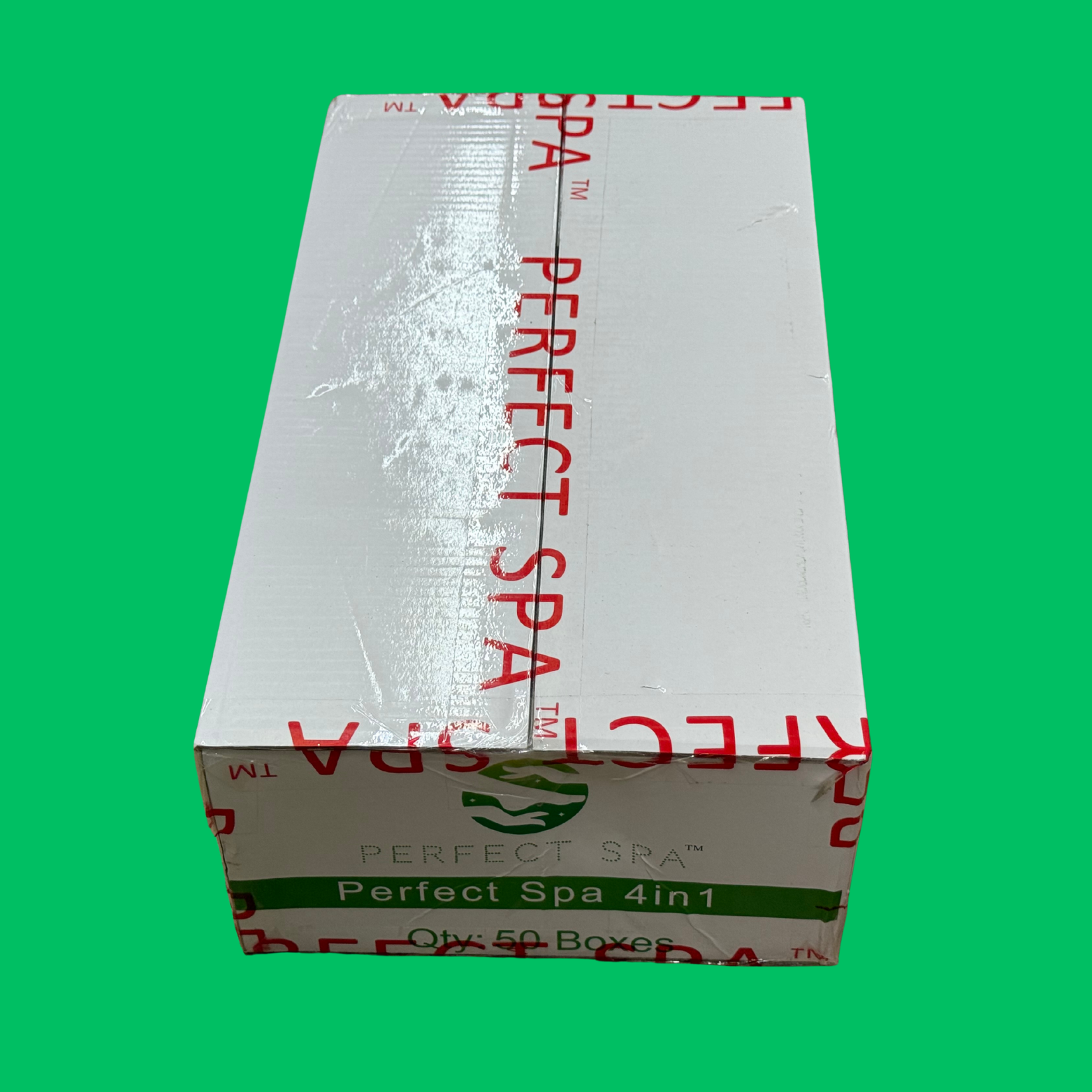 Perfect Spa Green Tea 4-Step Pedicure Kit – Box of 50 | Detoxifying Antioxidant Pedicure