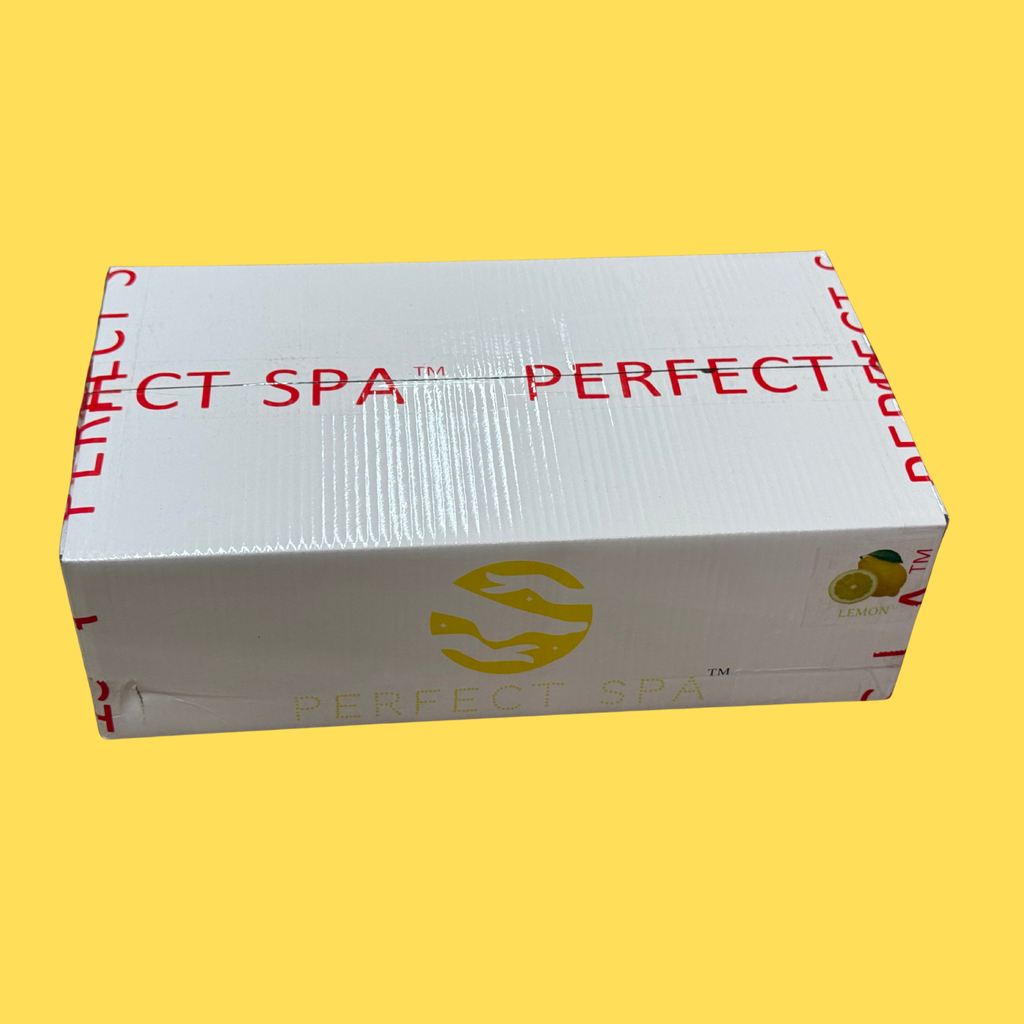 Perfect Spa Lemon 4-Step Pedicure Kit – Box of 50 | Fresh & Clean Citrus Pedicure