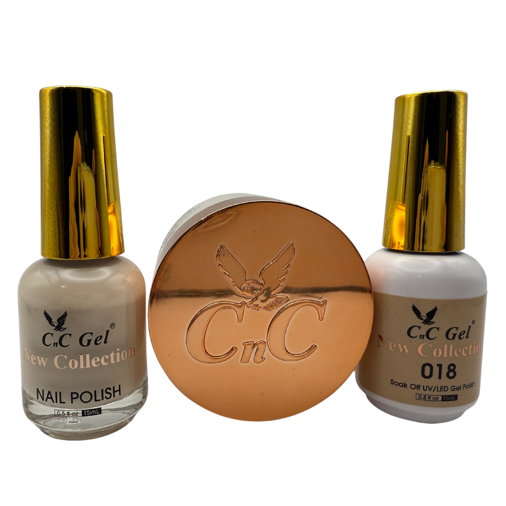 CnC Gel Color-018 New Collection 5-in-1 Gel, Nail Polish, Acrylic, Dip, Ombre