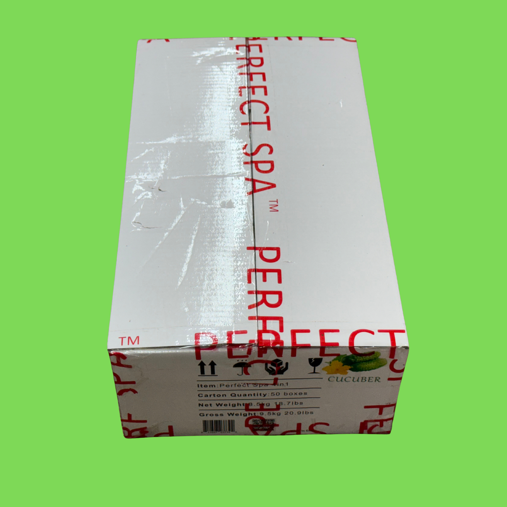 Perfect Spa Cucumber 4-Step Pedicure Kit – Box of 50 | Cooling & Refreshing Pedicure Treatment