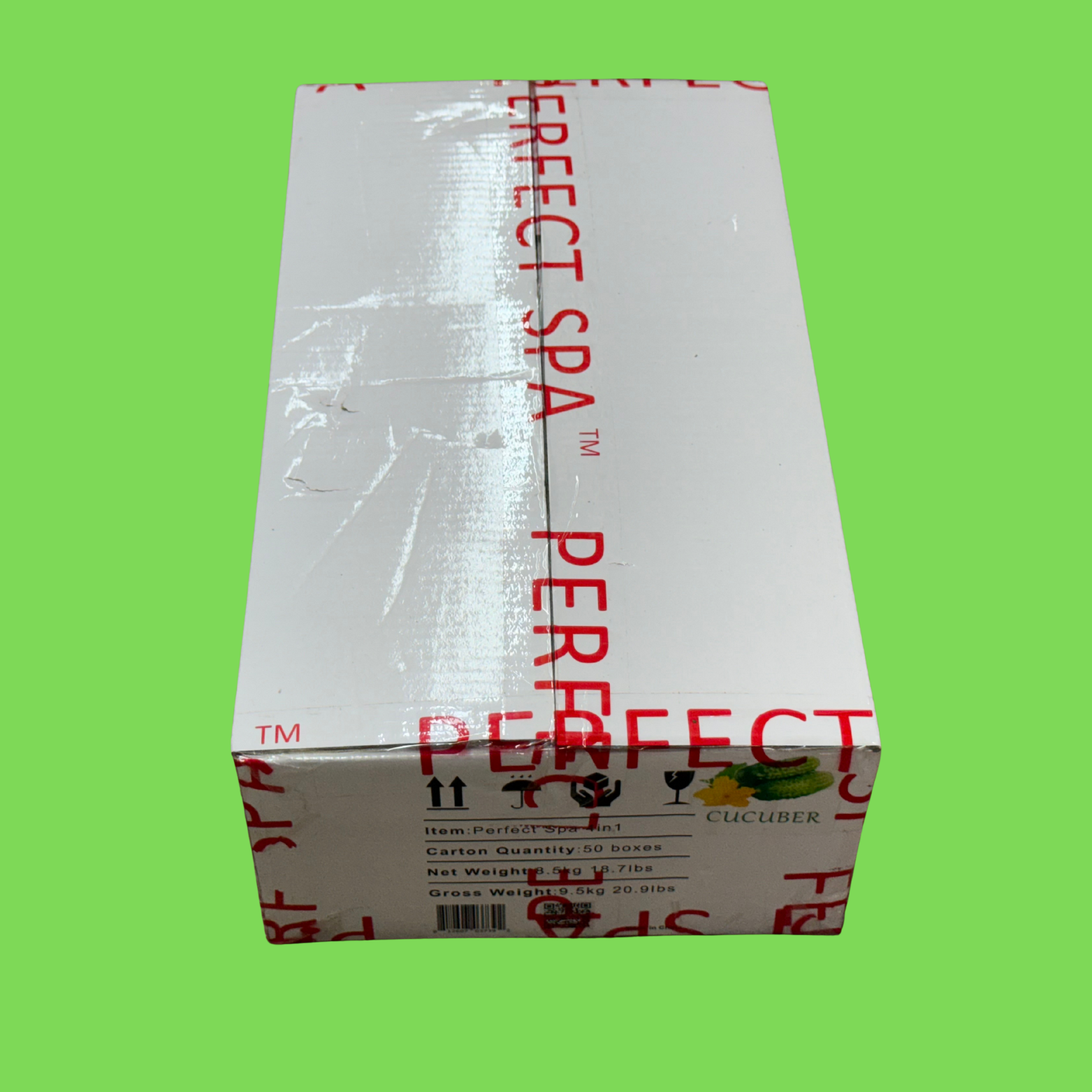 Perfect Spa Cucumber 4-Step Pedicure Kit – Box of 50 | Cooling & Refreshing Pedicure Treatment