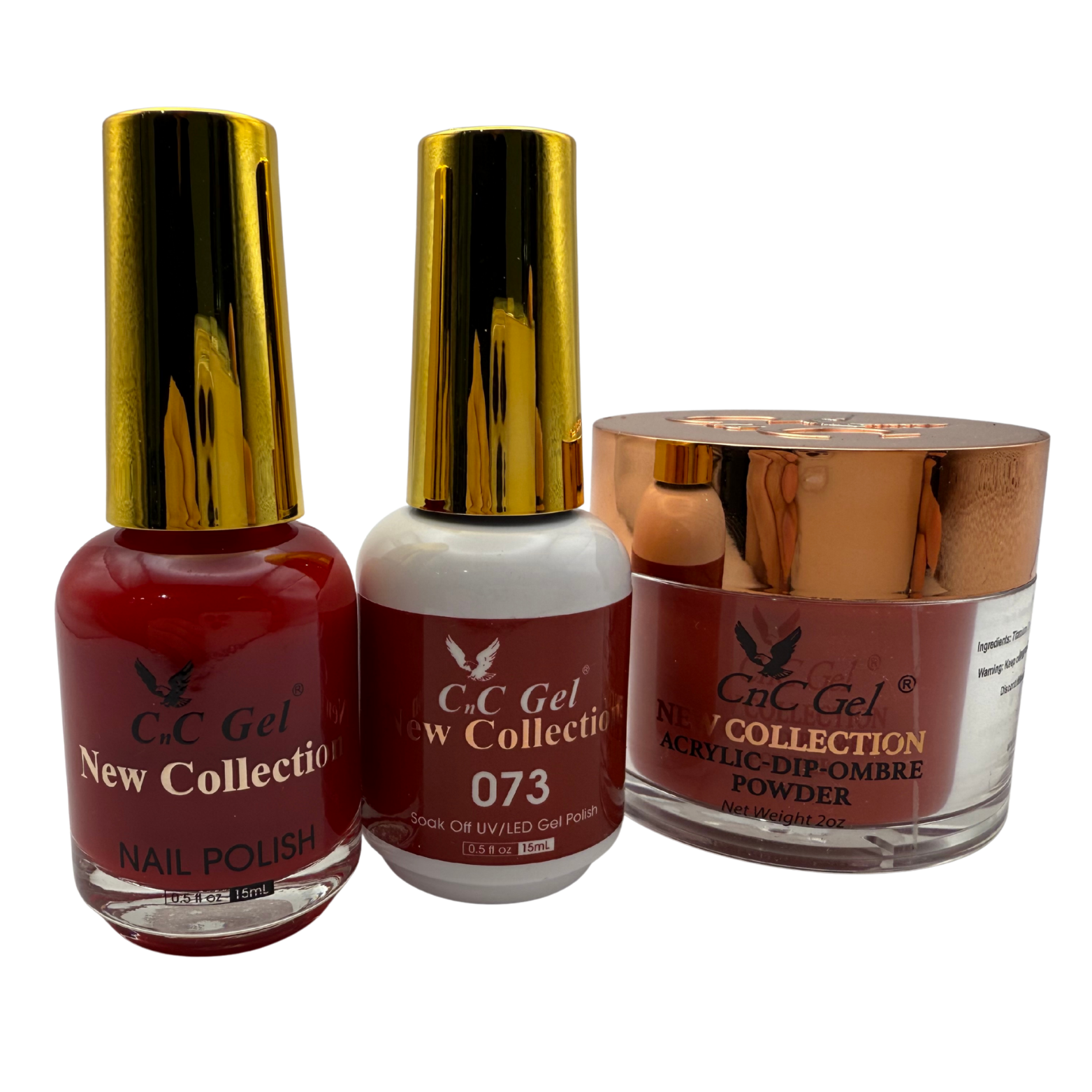 CnC Gel Color-073 New Collection 5-in-1 Gel, Nail Polish, Acrylic, Dip, Ombre