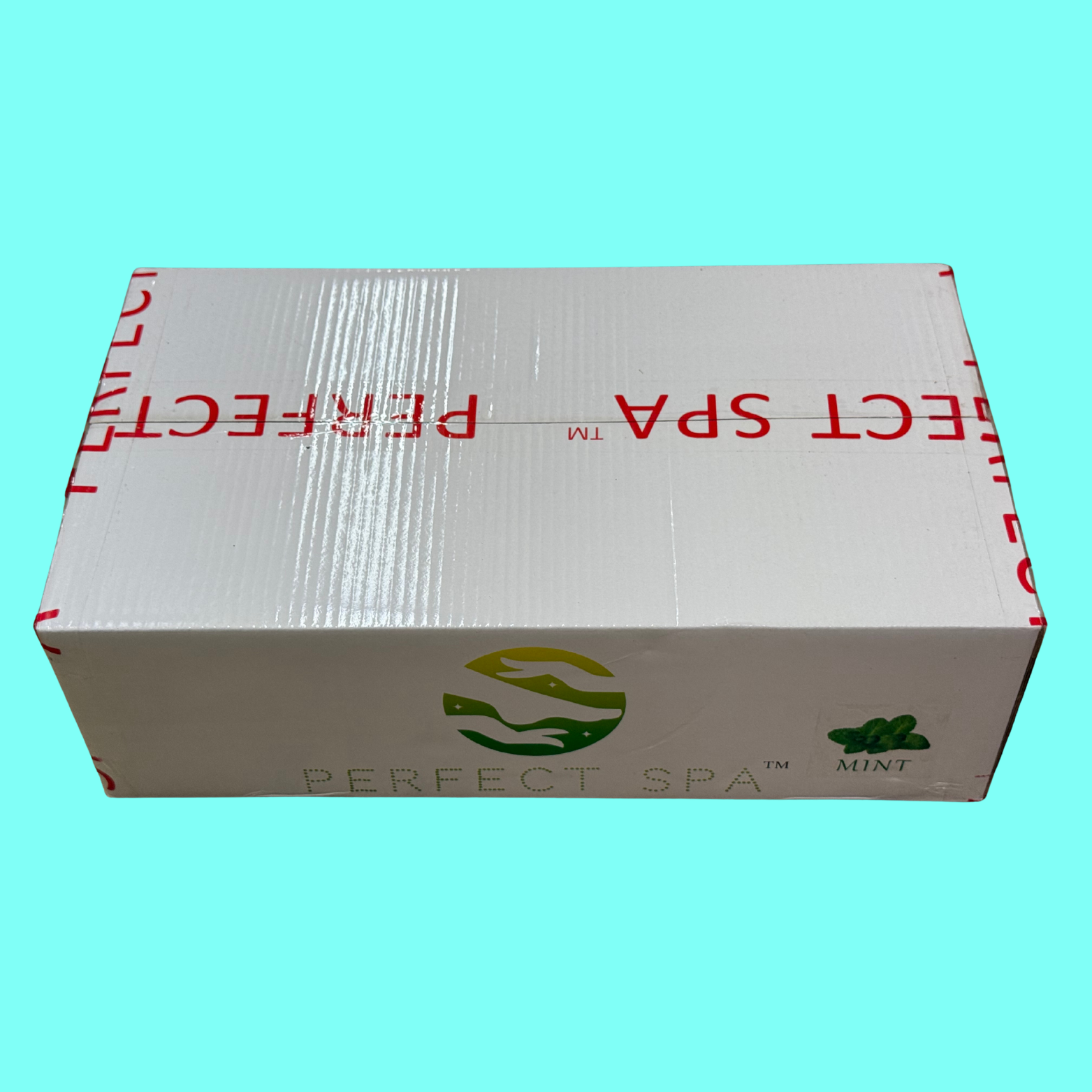 Perfect Spa Mint 4-Step Pedicure Kit – Box of 50 | Invigorating Cooling Pedicure