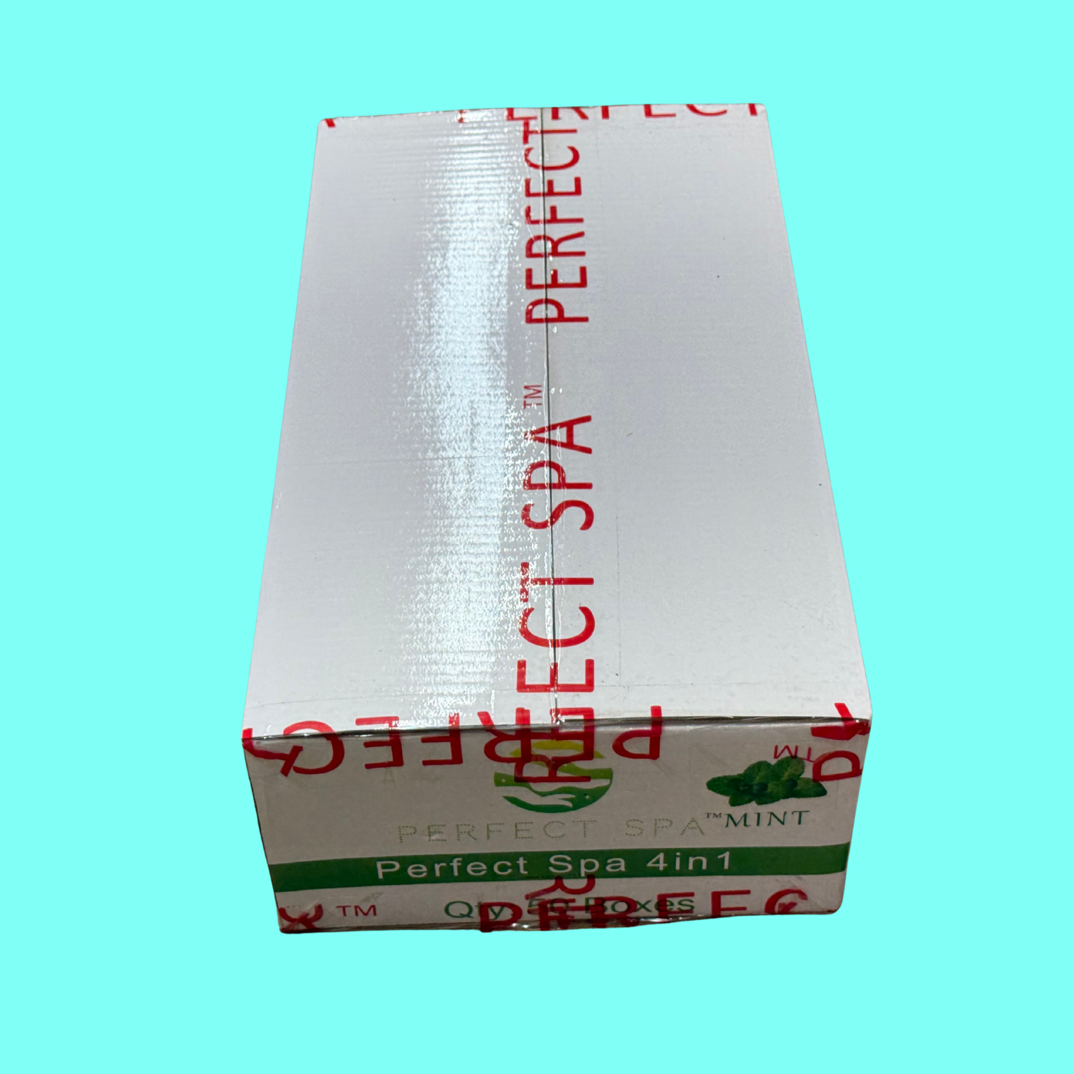 Perfect Spa Mint 4-Step Pedicure Kit – Box of 50 | Invigorating Cooling Pedicure