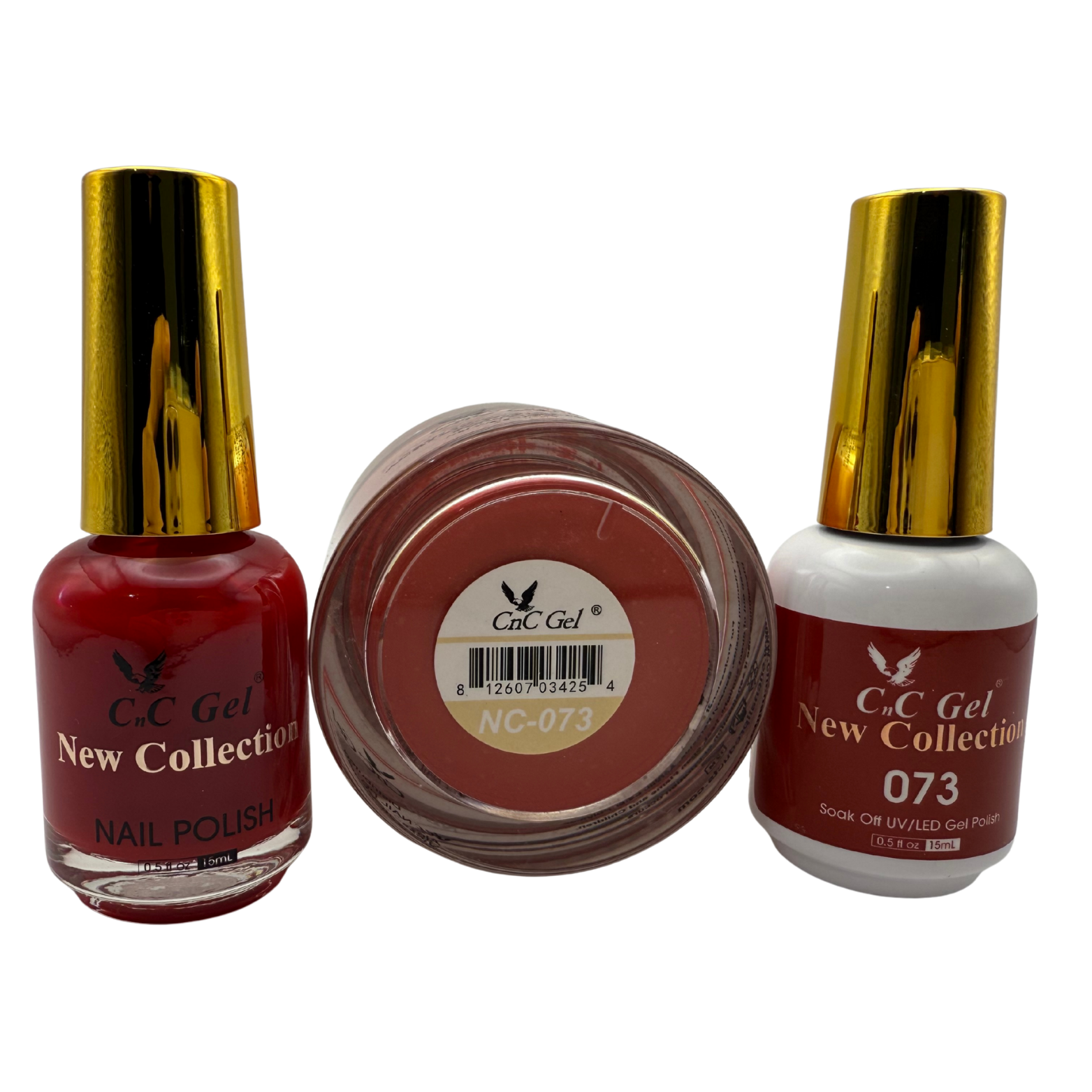 CnC Gel Color-073 New Collection 5-in-1 Gel, Nail Polish, Acrylic, Dip, Ombre