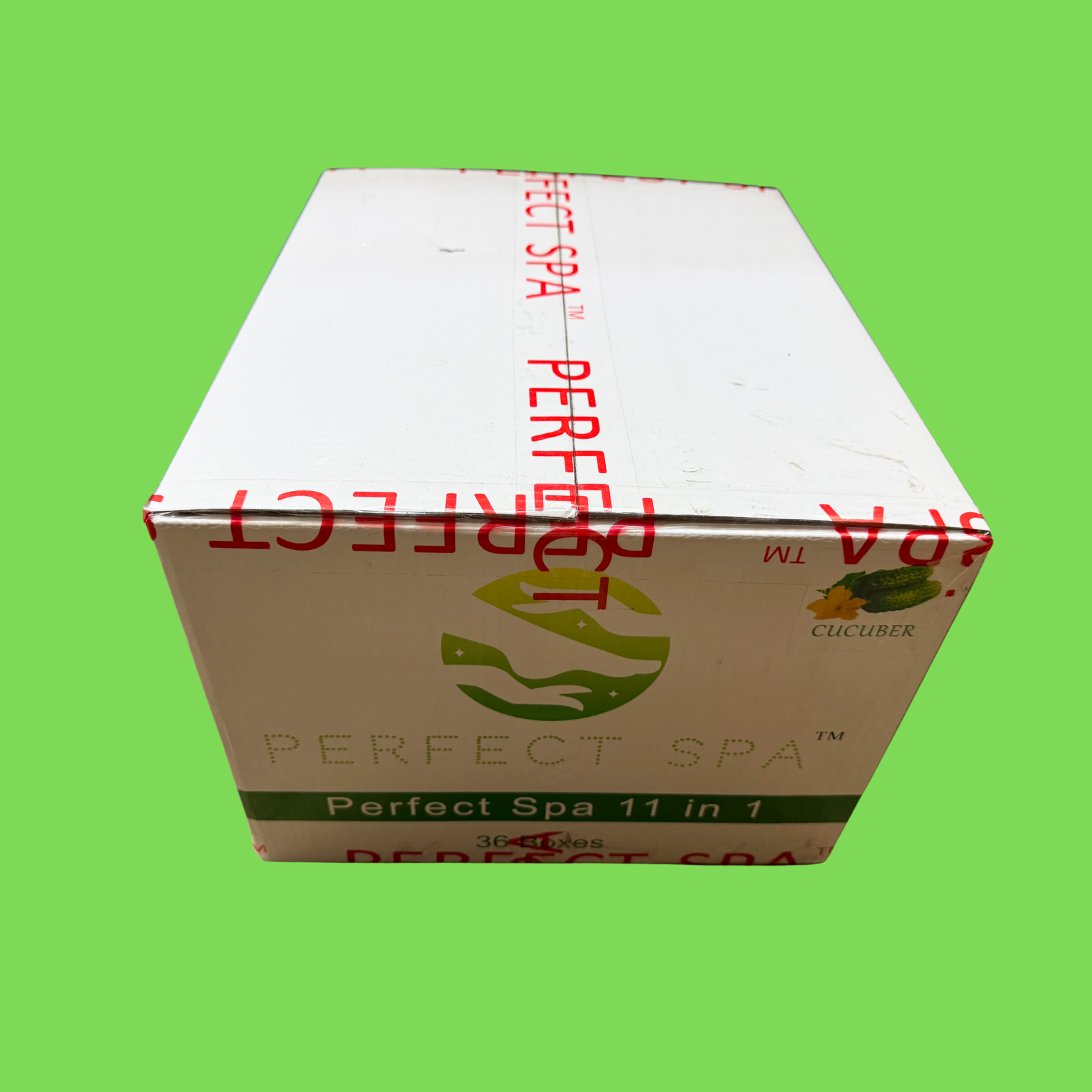 Perfect Spa Hawaii Volcano - The Kilauea Volcano Cucumber 11-in-1 Pedicure Kit – Box of 36 | Cooling & Refreshing Bubble Spa