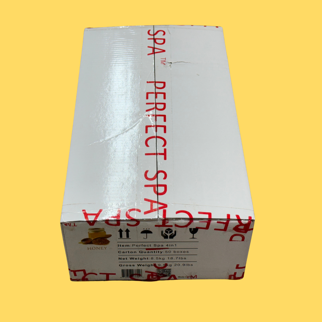 Perfect Spa Honey 4-Step Pedicure Kit – Box of 50 | Softening & Nourishing Pedicure