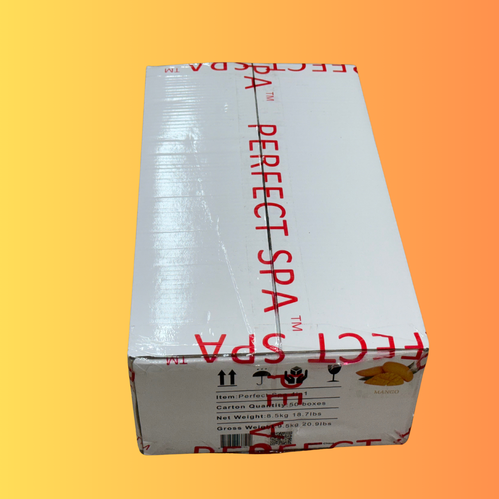 Perfect Spa Mango 4-Step Pedicure Kit – Box of 50 | Tropical Hydration Pedicure System