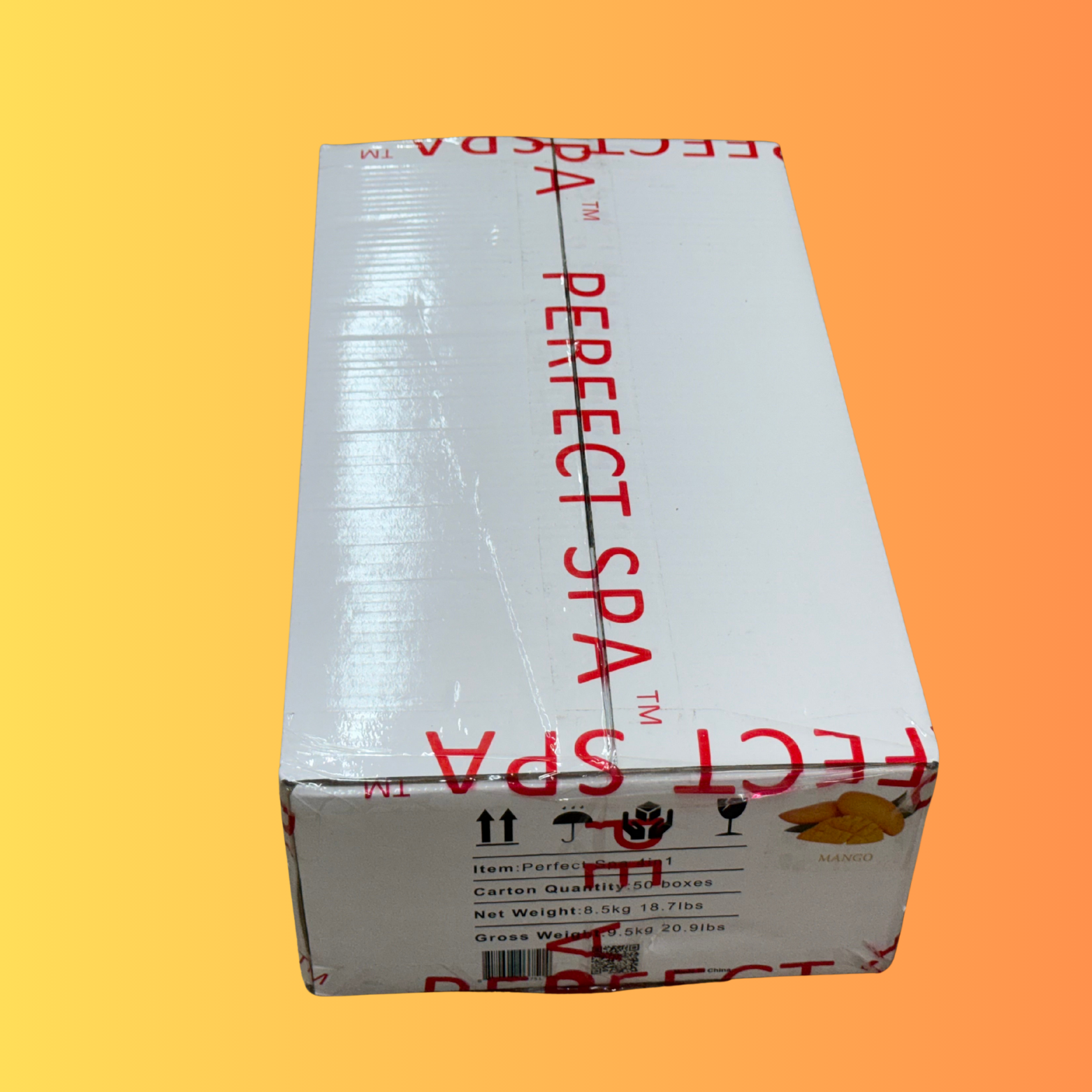 Perfect Spa Mango 4-Step Pedicure Kit – Box of 50 | Tropical Hydration Pedicure System