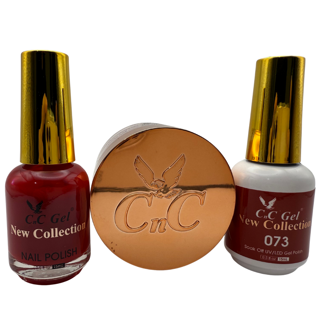 CnC Gel Color-073 New Collection 5-in-1 Gel, Nail Polish, Acrylic, Dip, Ombre