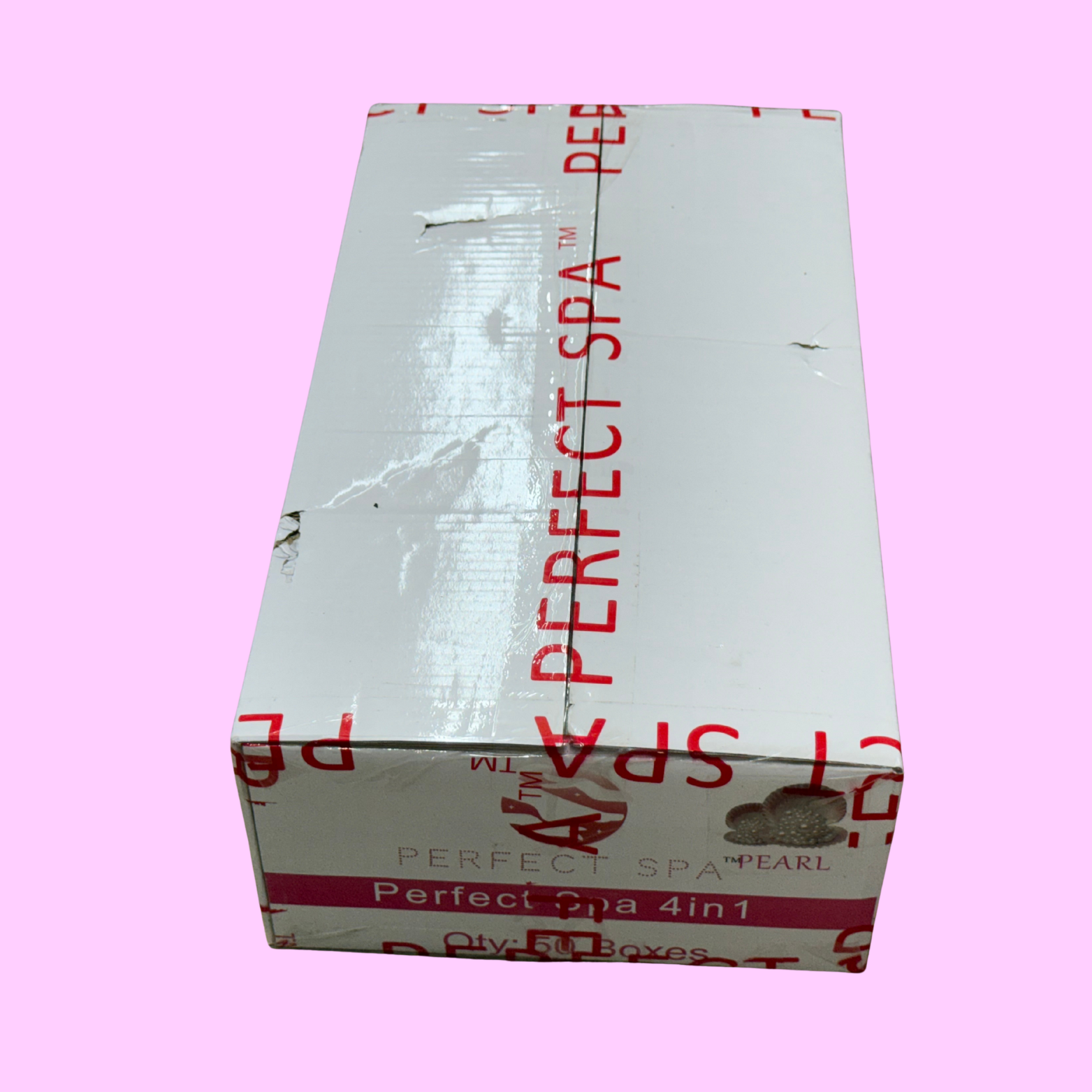 Perfect Spa Pearl 4-Step Pedicure Kit – Box of 50 | Radiance & Skin-Brightening Pedicure