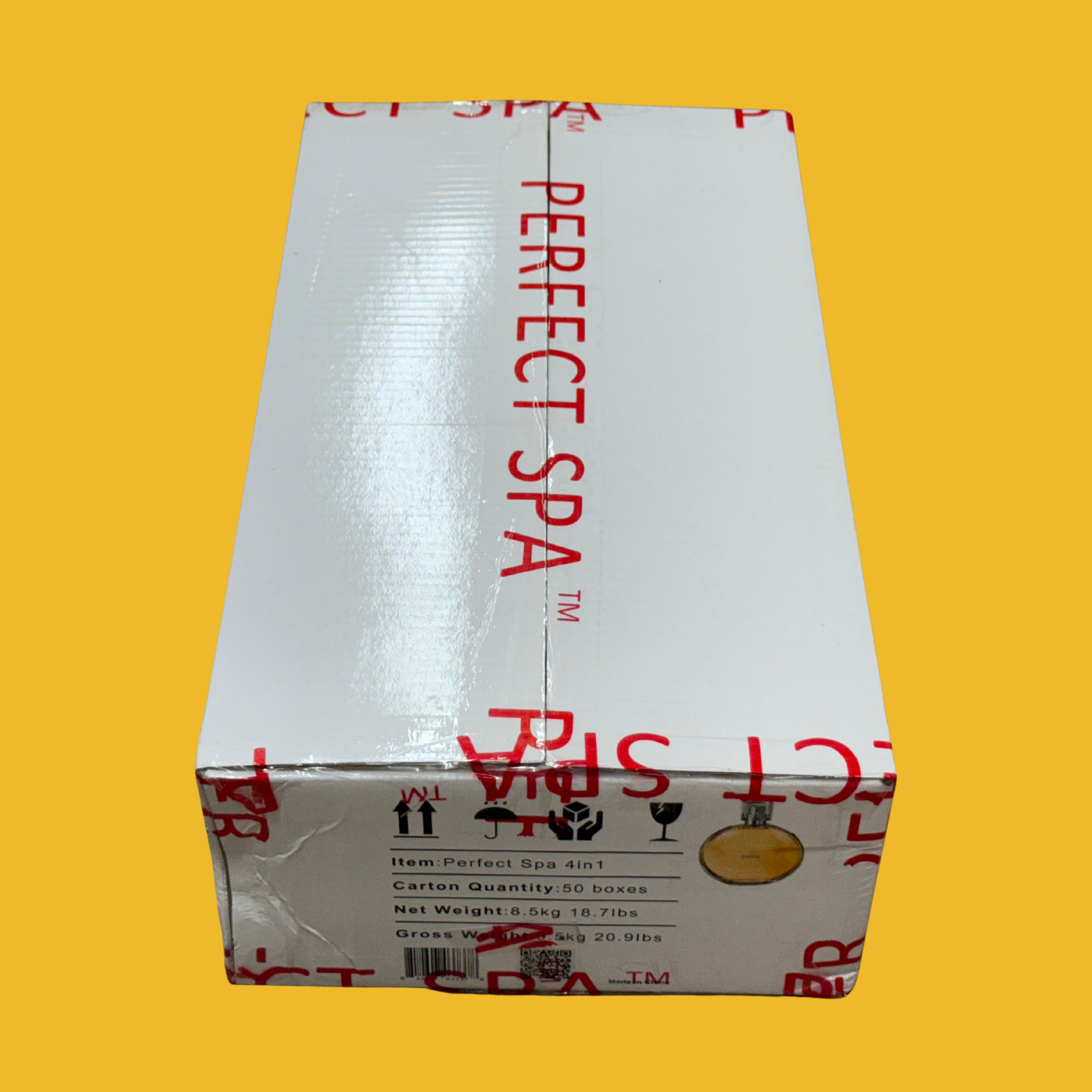 Perfect Spa Perfect No.5 4-Step Pedicure Kit – Box of 50 | Luxury Perfume-Inspired Pedicure Set