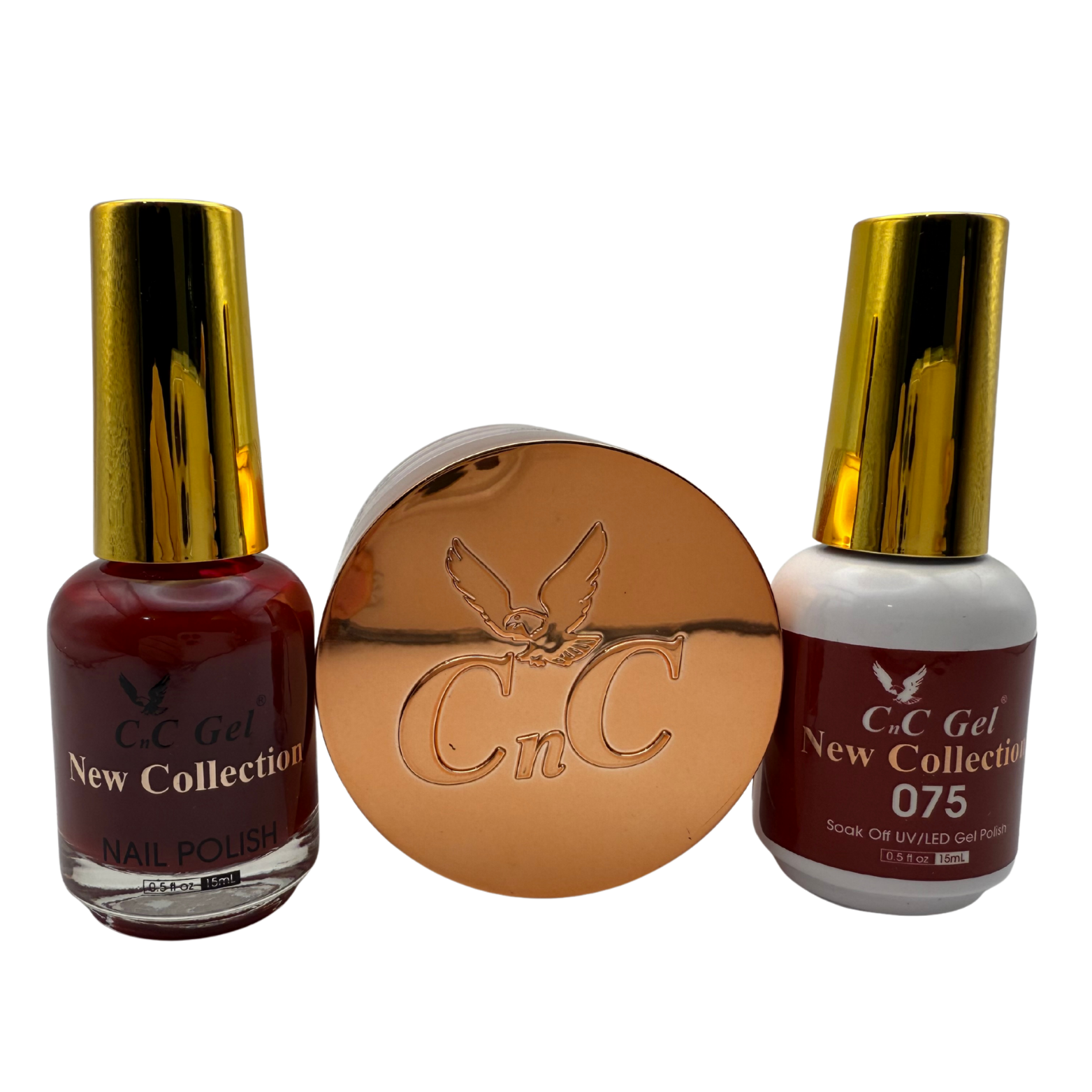 CnC Gel Color-075 New Collection 5-in-1 Gel, Nail Polish, Acrylic, Dip, Ombre