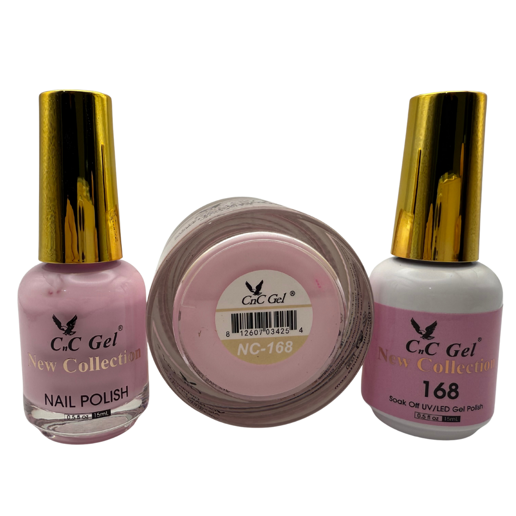 CnC Gel Color-168 New Collection 5-in-1 Gel, Nail Polish, Acrylic, Dip, Ombre