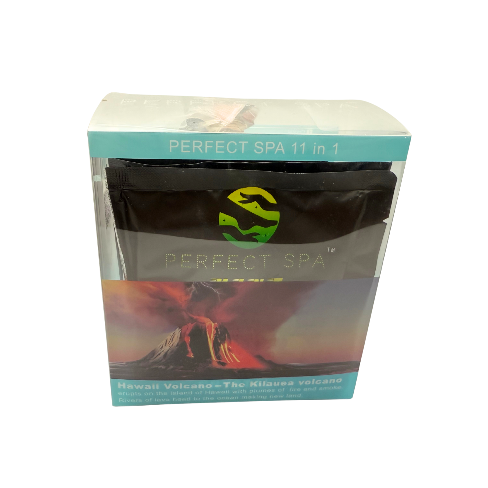 Perfect Spa Hawaii Volcano - The Kilauea Volcano Mint 11-in-1 Pedicure Kit – Box of 36 | Invigorating Cooling Bubble Spa