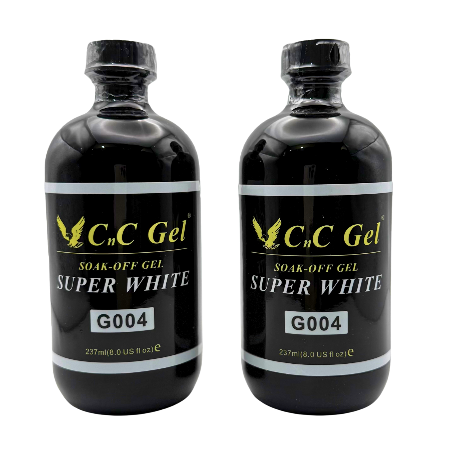 CnC Gel Super White (G004) - Soak-Off Gel - 8oz + 1 Free 8oz Bottle