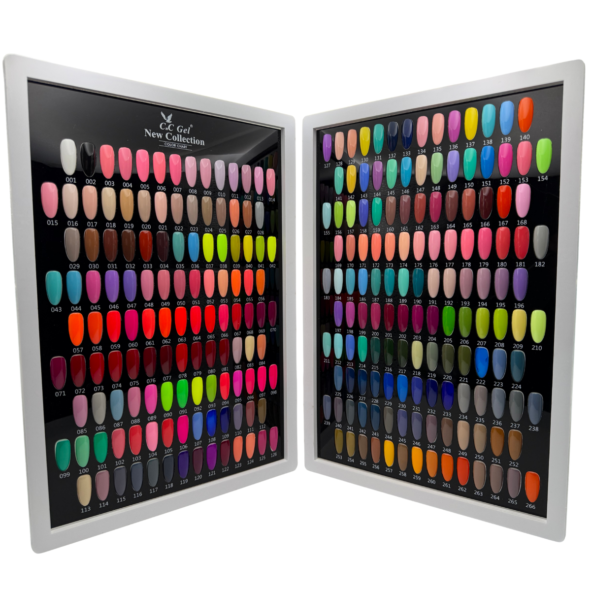 Special Sale: CnC Gel 266 New Collection 5-in-1 + 10 Free 8oz Base + 10 Free 8oz Top + 60 Free 0.5oz Base + 60 Free 0.5oz Top + 4 Free Color Charts