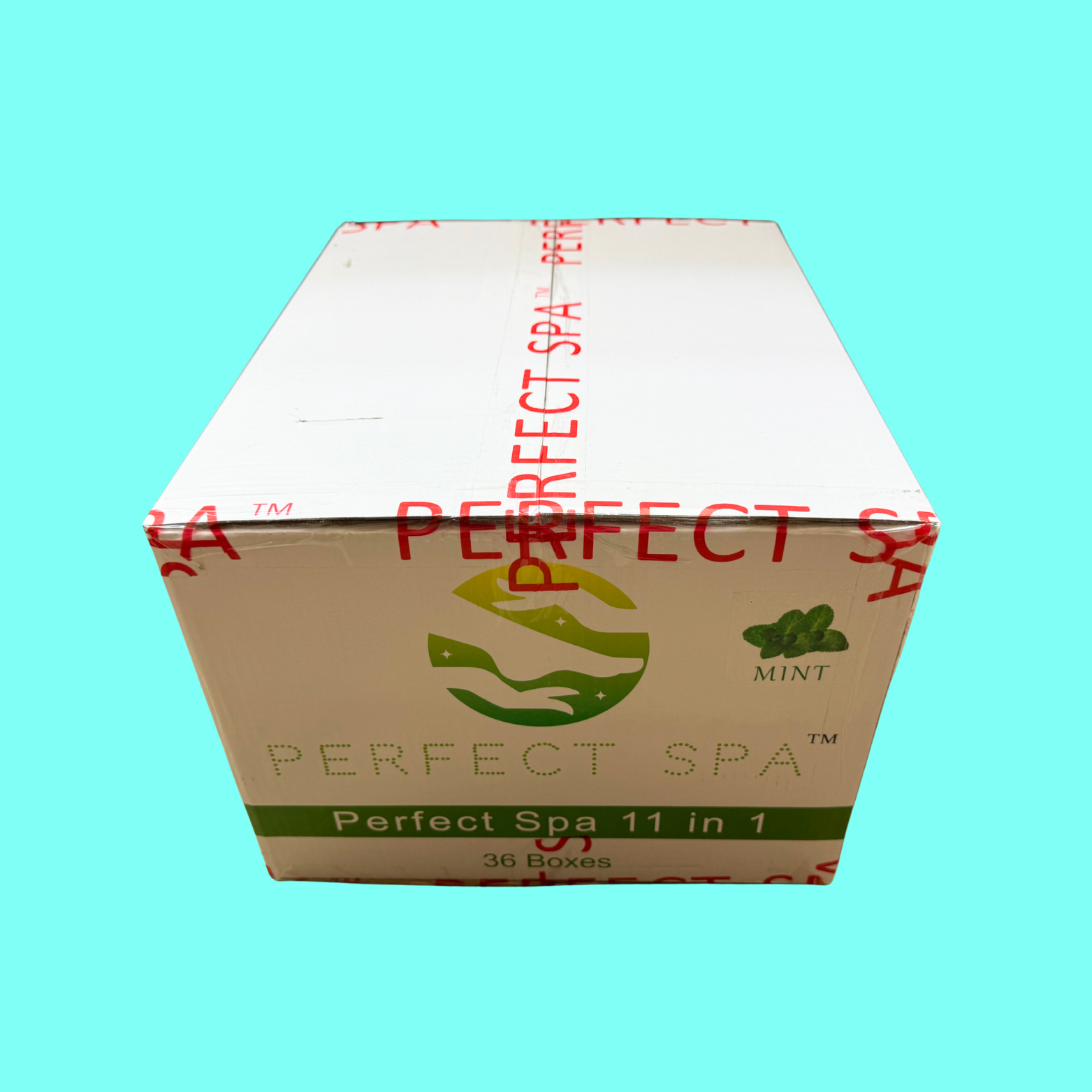 Perfect Spa Hawaii Volcano - The Kilauea Volcano Mint 11-in-1 Pedicure Kit – Box of 36 | Invigorating Cooling Bubble Spa
