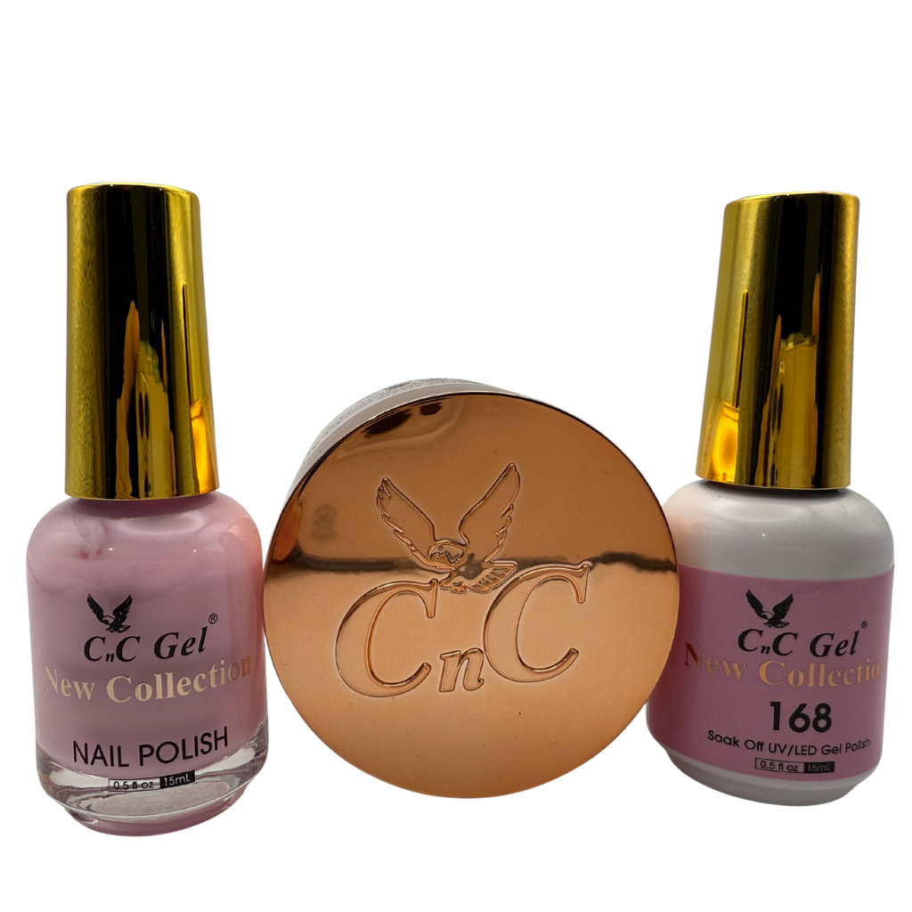 CnC Gel Color-168 New Collection 5-in-1 Gel, Nail Polish, Acrylic, Dip, Ombre