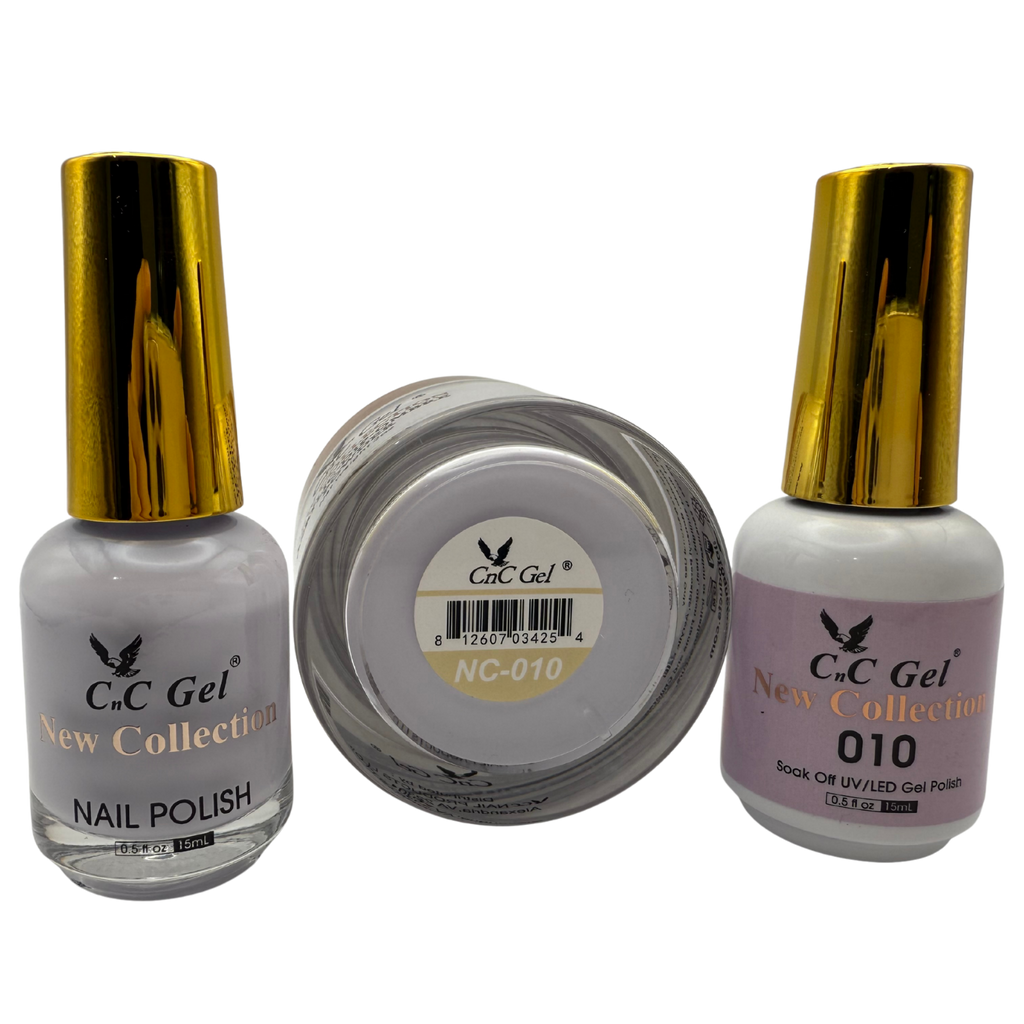 CnC Gel Color-010 New Collection 5-in-1 Gel, Nail Polish, Acrylic, Dip, Ombre