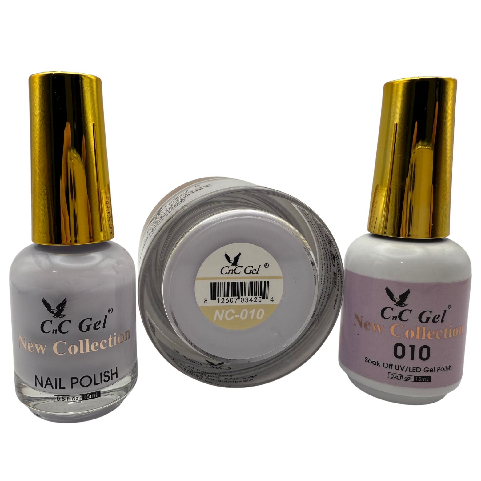 CnC Gel Color-010 New Collection 5-in-1 Gel, Nail Polish, Acrylic, Dip, Ombre