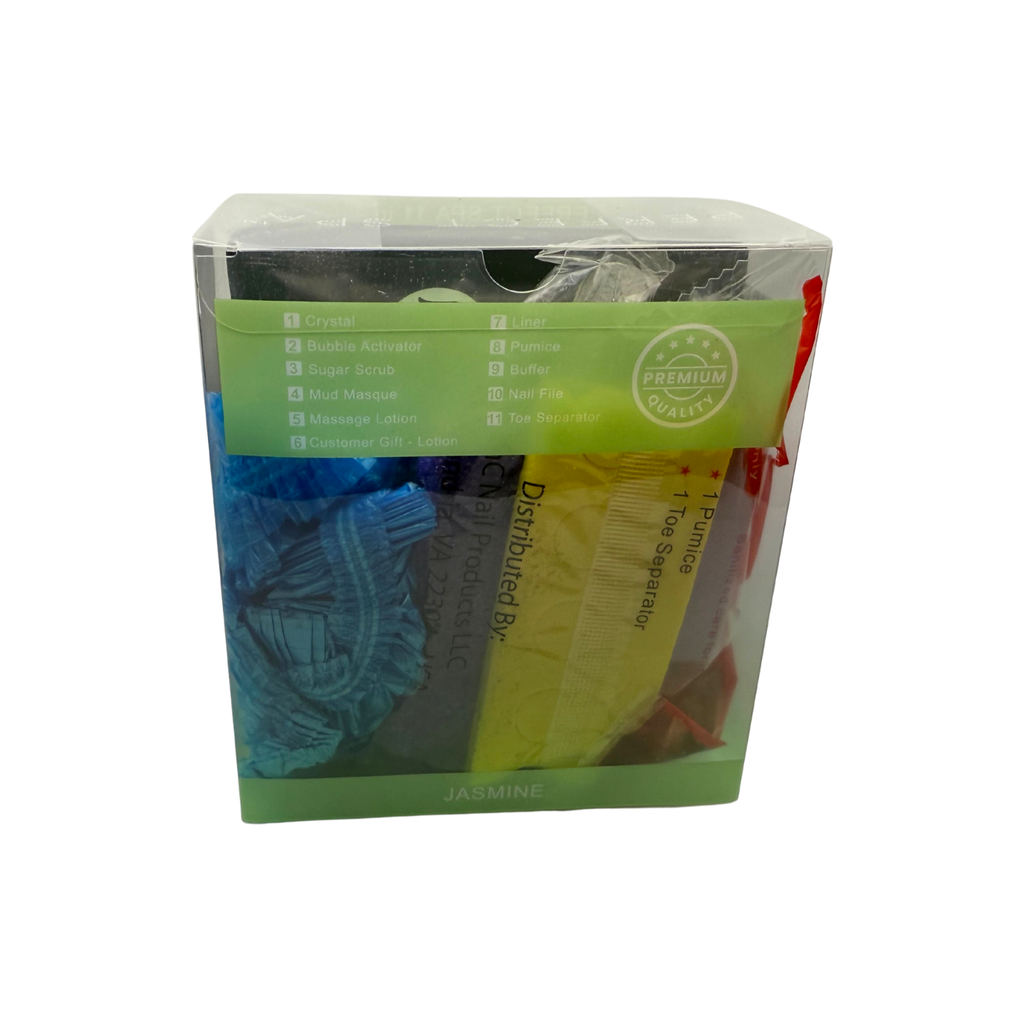 Perfect Spa Hawaii Volcano - The Kilauea Volcano Jasmine 11-in-1 Pedicure Kit – Box of 36 | Soft Floral & Relaxing Bubble Spa
