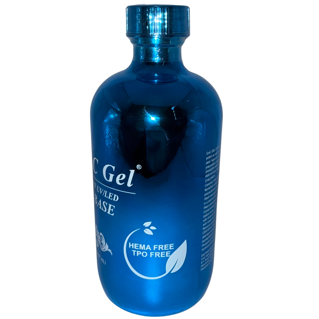 CnC Gel Base Super Sticky - HEMA/TPO-FREE - Soak-Off UV/LED – 8oz + 1 Free 8oz Bottle