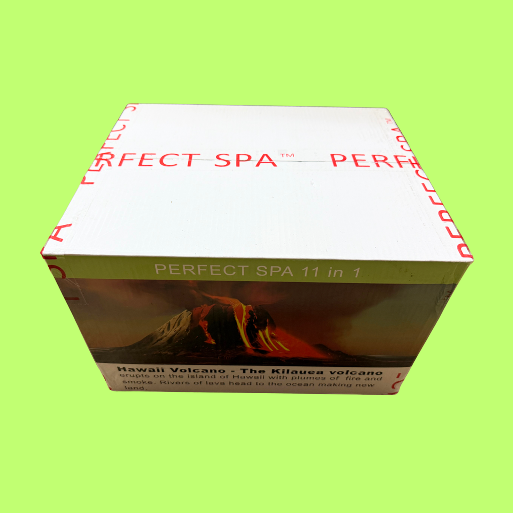 Perfect Spa Hawaii Volcano - The Kilauea Volcano Jasmine 11-in-1 Pedicure Kit – Box of 36 | Soft Floral & Relaxing Bubble Spa