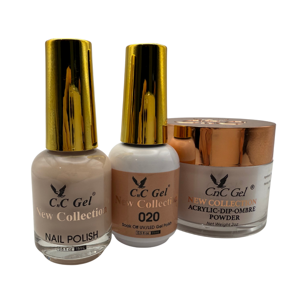 CnC Gel Color-020 New Collection 5-in-1 Gel, Nail Polish, Acrylic, Dip, Ombre