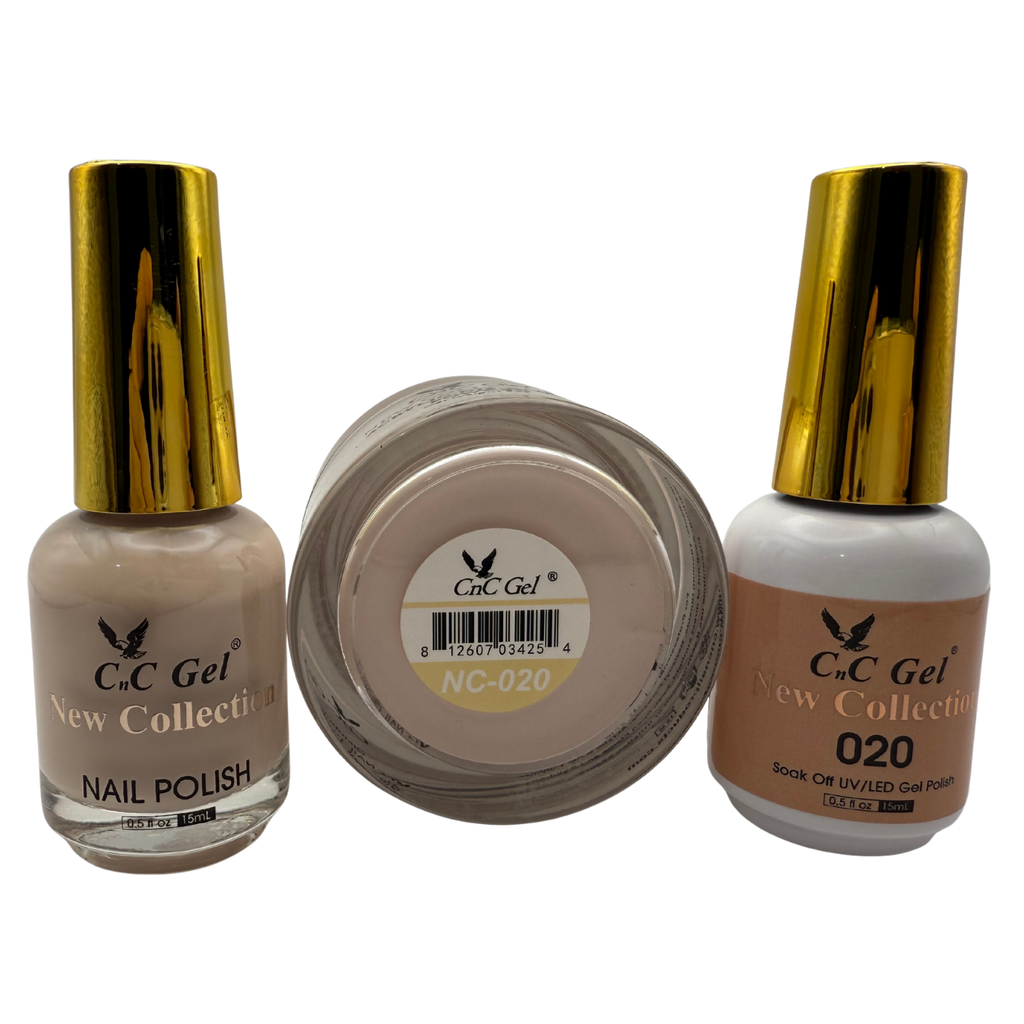 CnC Gel Color-020 New Collection 5-in-1 Gel, Nail Polish, Acrylic, Dip, Ombre