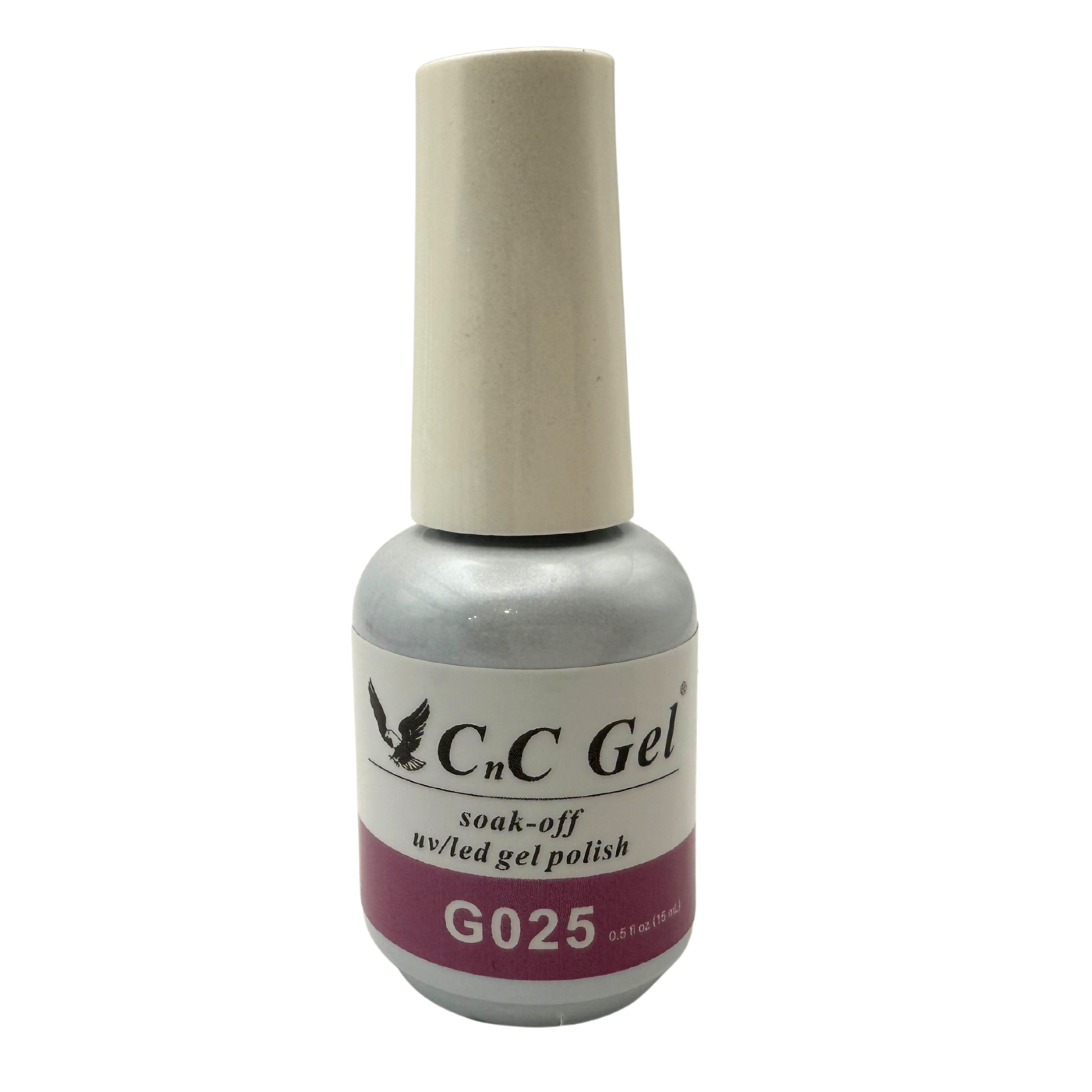 CnC Gel Polish – G025 Mauve Petal | 15ml Soak-Off UV/LED