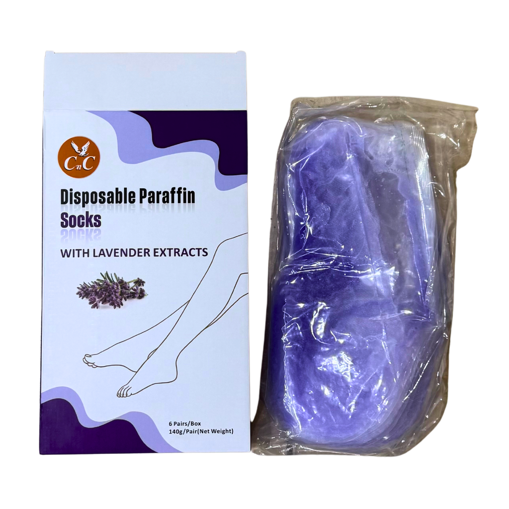 CnC Disposable Paraffin Socks Lavender Case – 18 Box - 108pc