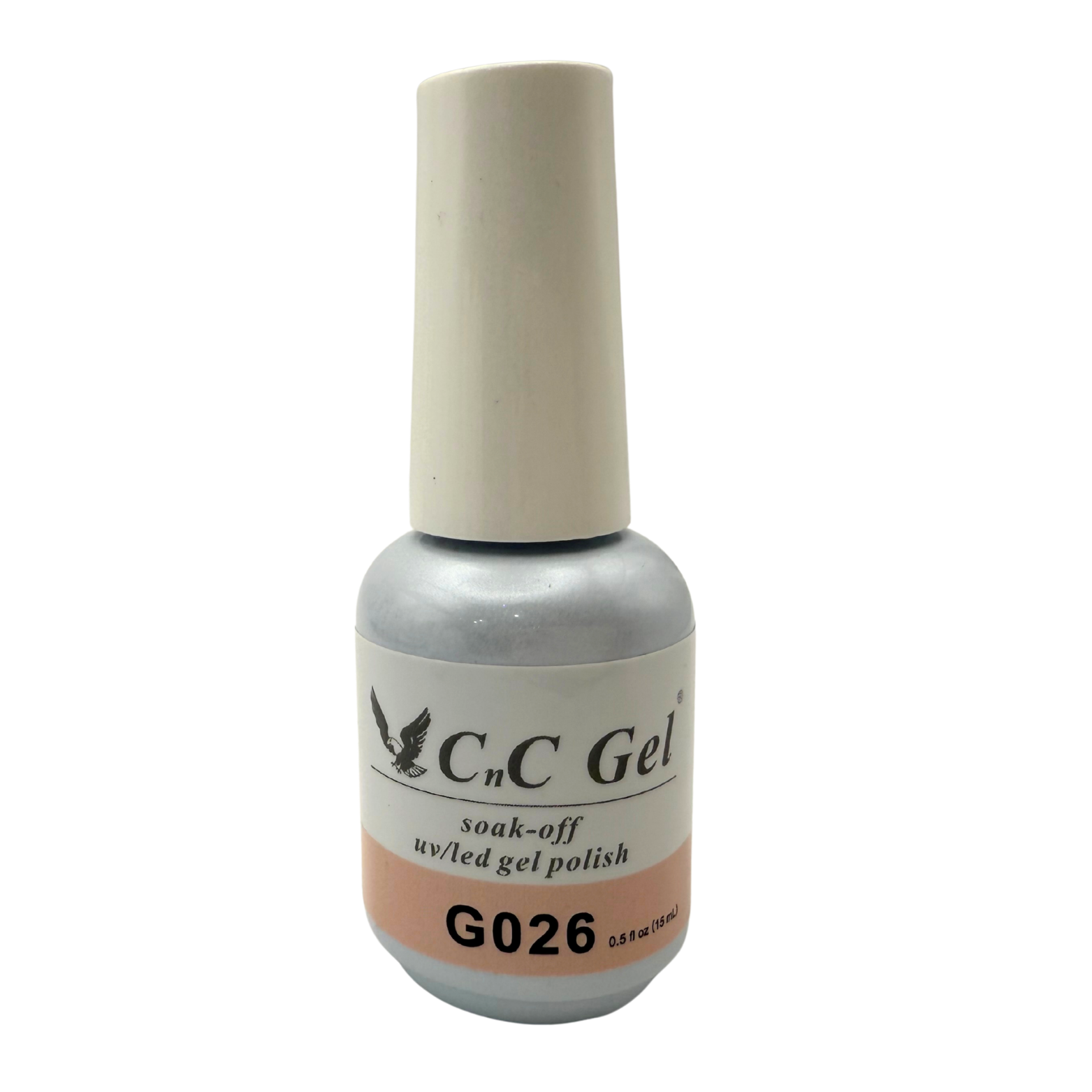 CnC Gel Polish – G026 Soft Peach | 15ml Soak-Off UV/LED
