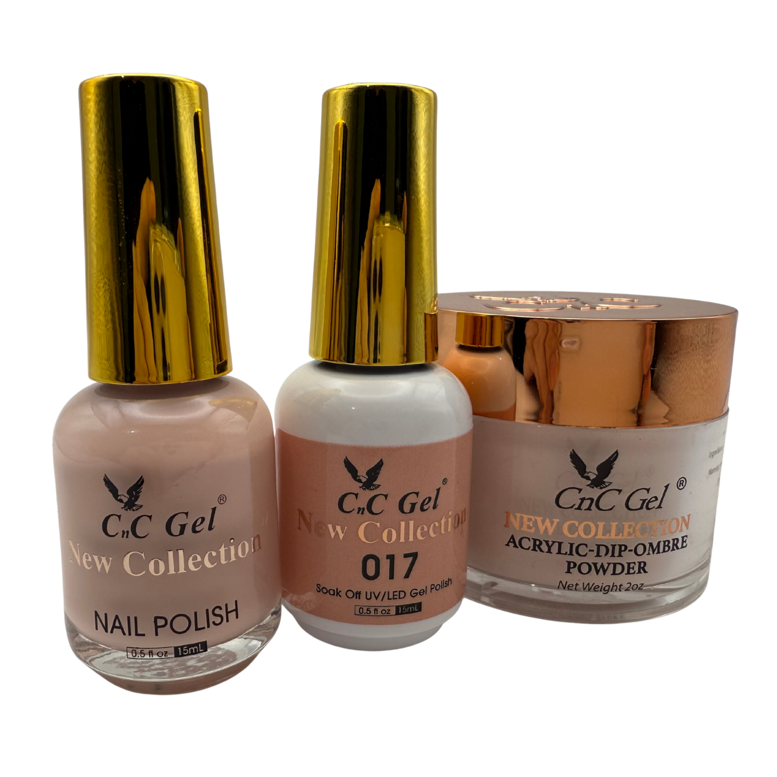 CnC Gel Color-017 New Collection 5-in-1 Gel, Nail Polish, Acrylic, Dip, Ombre