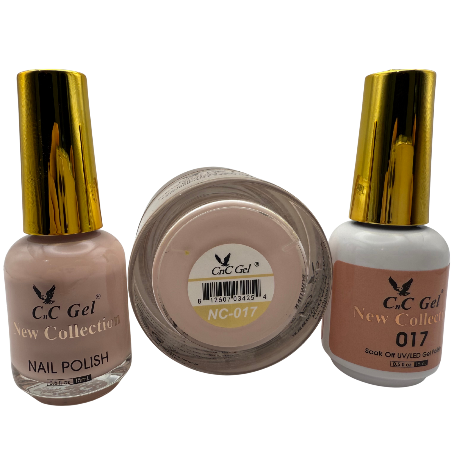 CnC Gel Color-017 New Collection 5-in-1 Gel, Nail Polish, Acrylic, Dip, Ombre