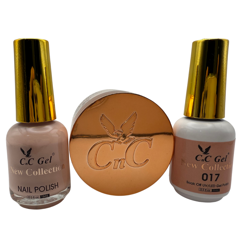 CnC Gel Color-017 New Collection 5-in-1 Gel, Nail Polish, Acrylic, Dip, Ombre